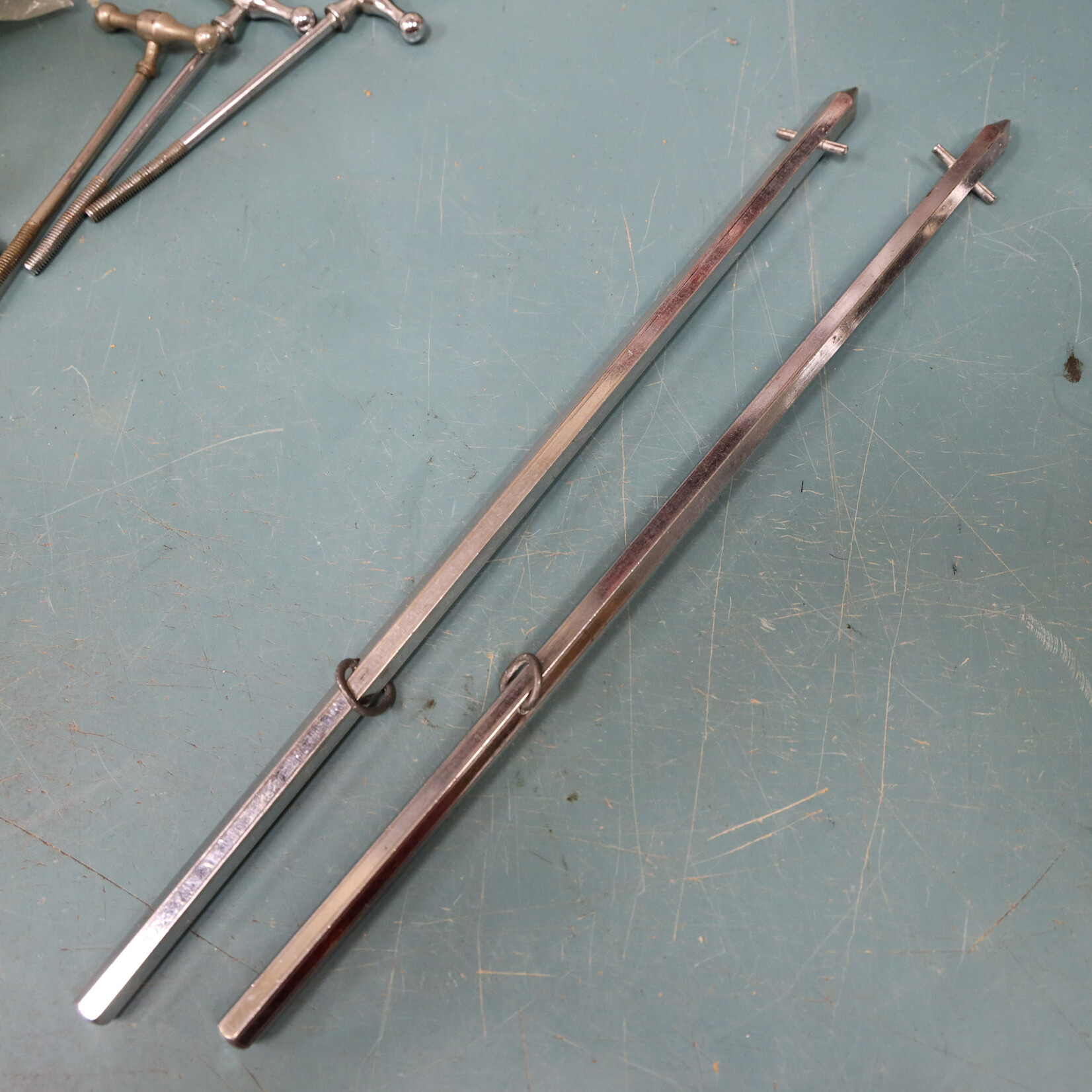 Rogers Vintage Rogers Swiv-O-Matic Bass Drum Spur Spike Pair 14" Long