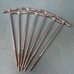 Rogers Vintage Rogers Bass Drum Bow Tie T-Rods 7" Length, Set of 7