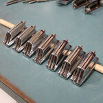 Rogers Vintage Rogers Beavertail Bass Drum Lug, Ohio-era Cast Body, Set of 7