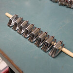 Rogers Vintage Rogers Beavertail Tom Lug, Fullerton Era 609322 Earlier Version, Set of 8
