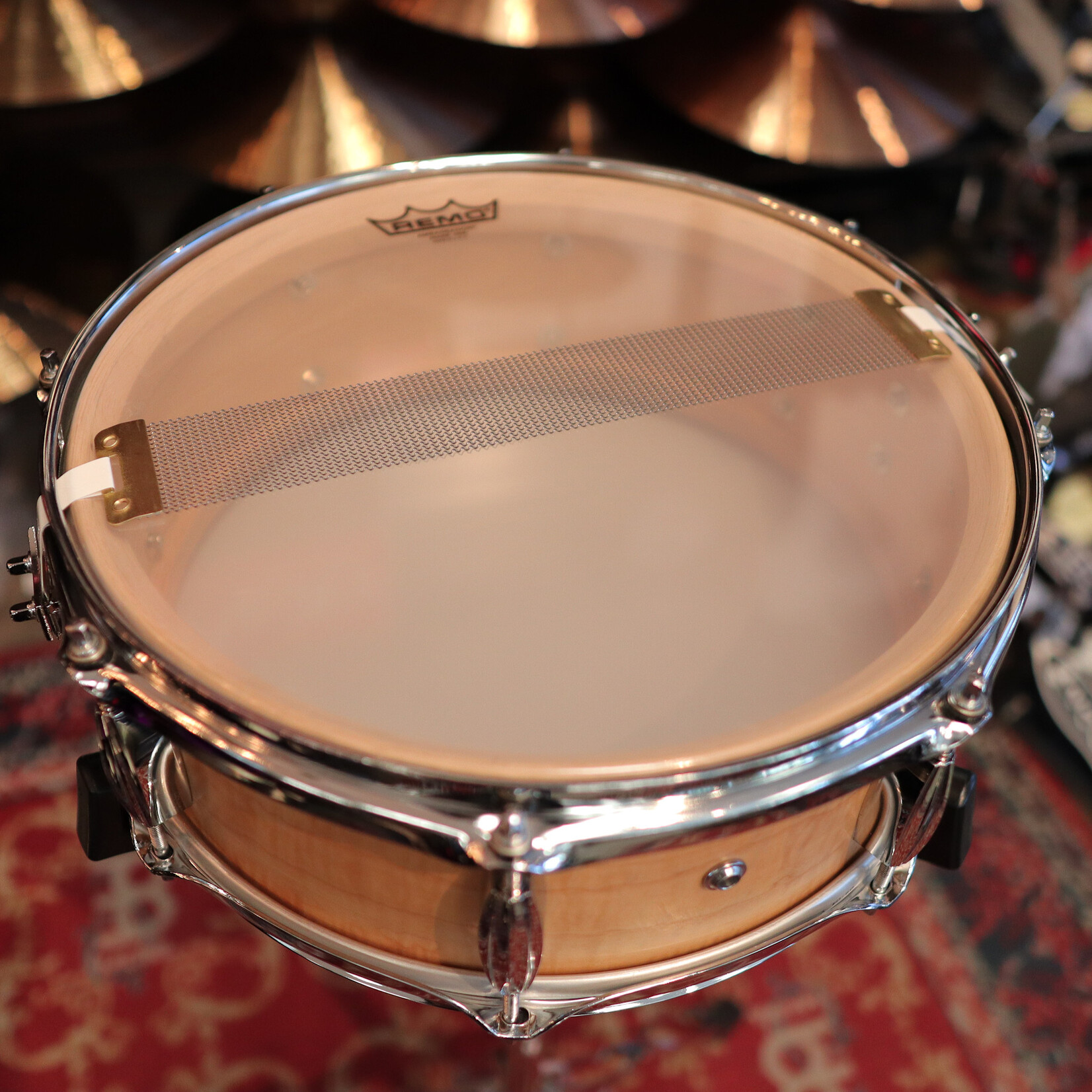 Pork Pie Pork Pie 5.25x14" Solid Oak Snare Drum w/ Beavertail Lugs