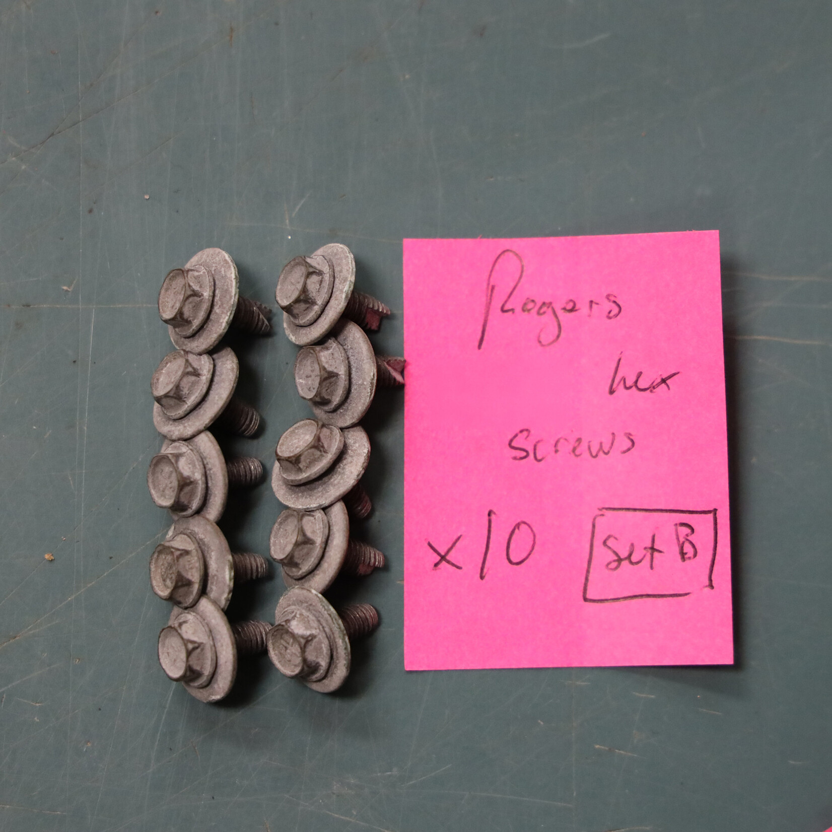 Rogers Vintage Rogers Hex Screws, for Lugs, Set B of 10