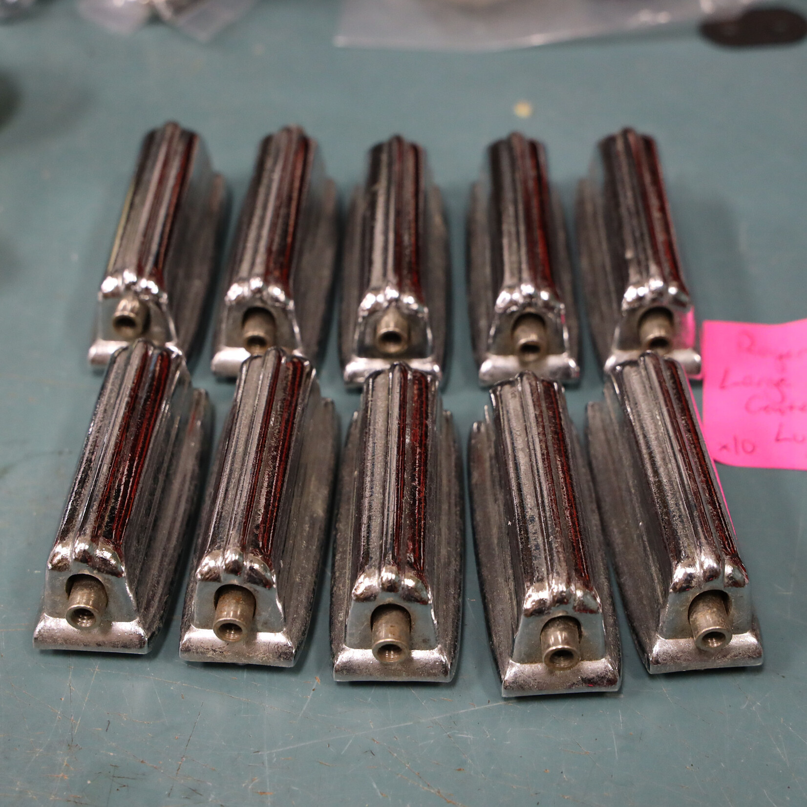 Rogers Vintage Rogers Beavertail Large Center Lugs, Fullerton Era 1970s - Set of 10