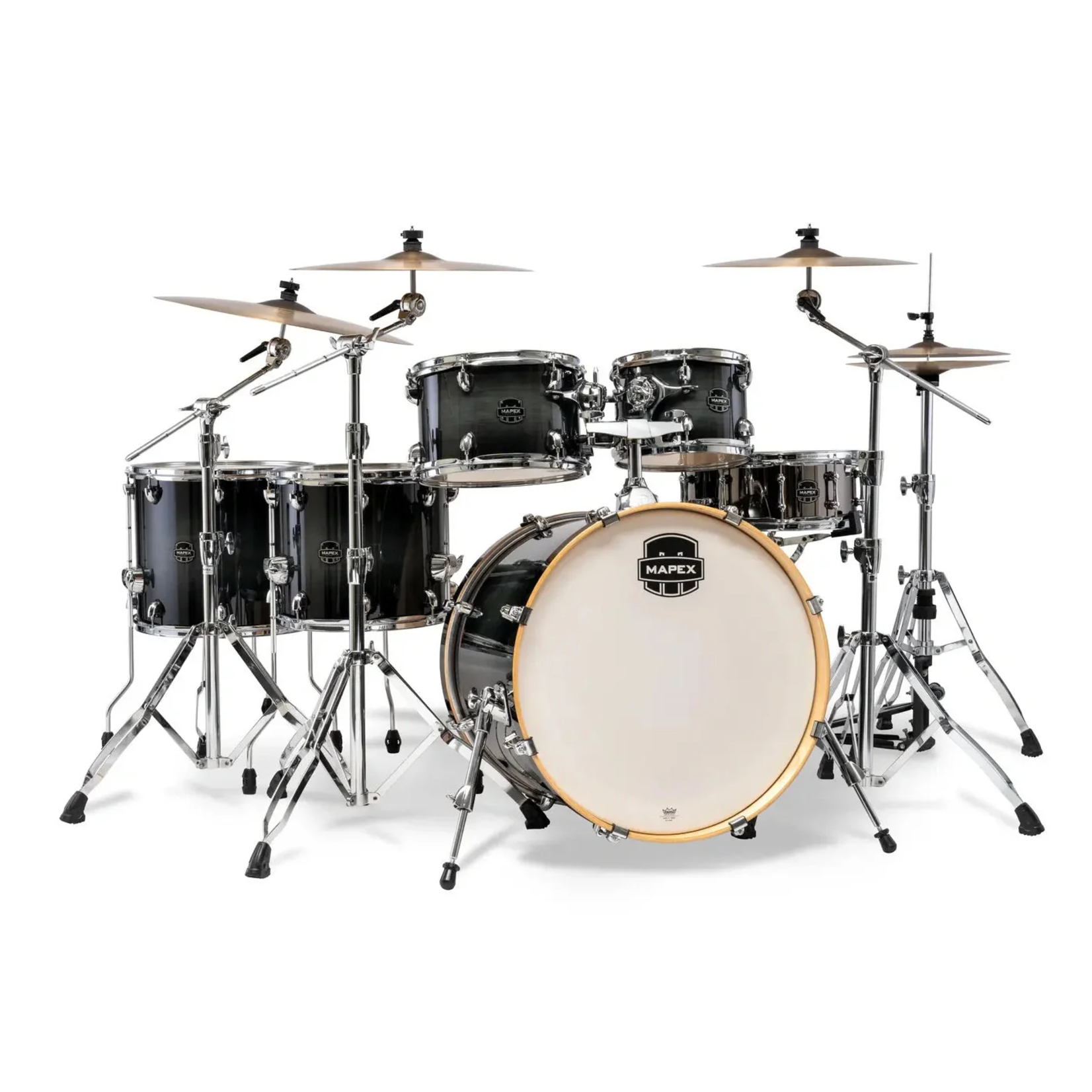 Mapex Mapex Armory 6-Pc Studioease Fast Shell Pack 10/12/14/16/22/14s (Black Onyx Burst) AR628SFUVOZ