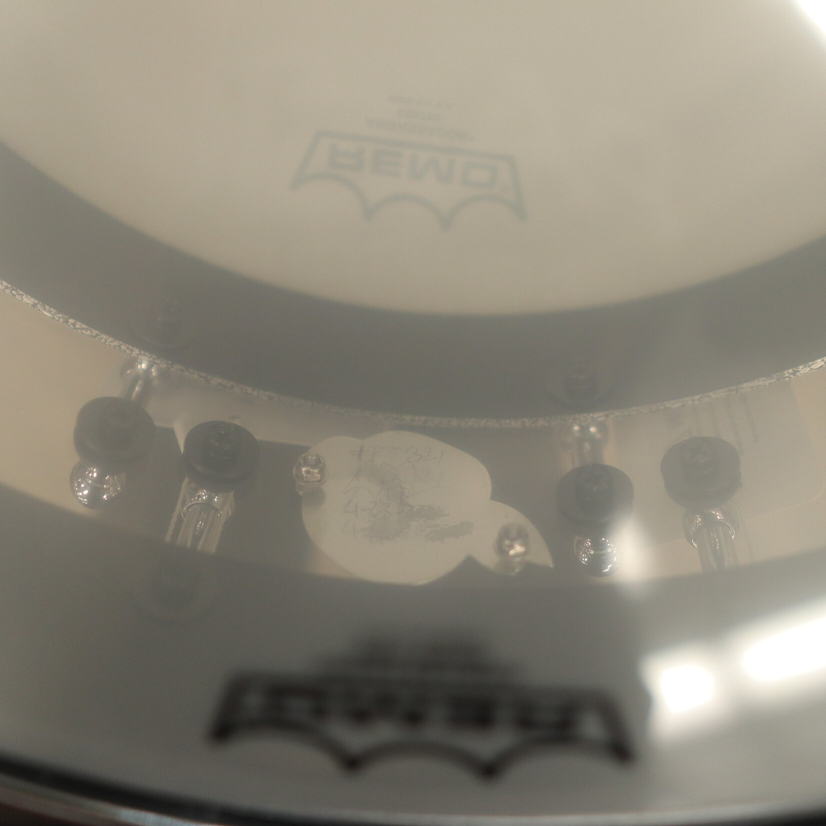 Pork Pie Pork Pie 6x14" Black/Clear/Black Acrylic Snare Drum w/ Split Chrome Tube Lugs