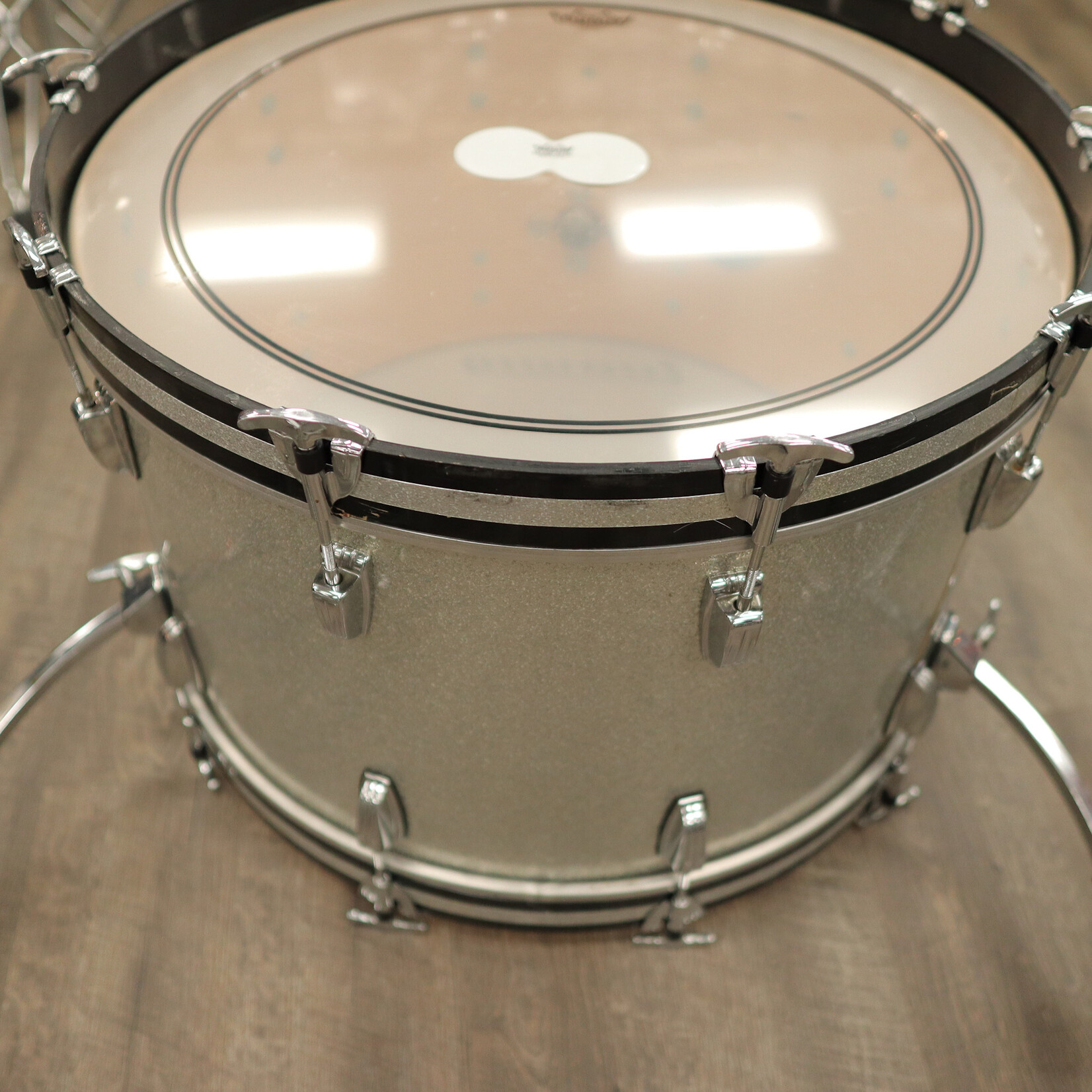 Ludwig Used Ludwig Classic Maple 4-Pc Shell Pack 14/16/18/24 (Silver Sparkle)