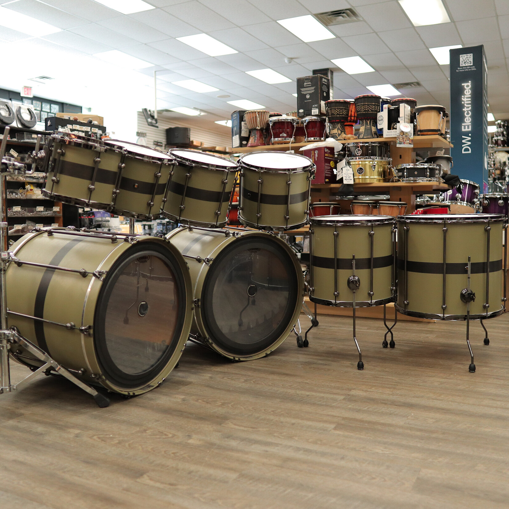 Anchor Pre-Owned Anchor Drums 8-Piece Galleon Shell Pack 10/12/13/14/16/20/24/24