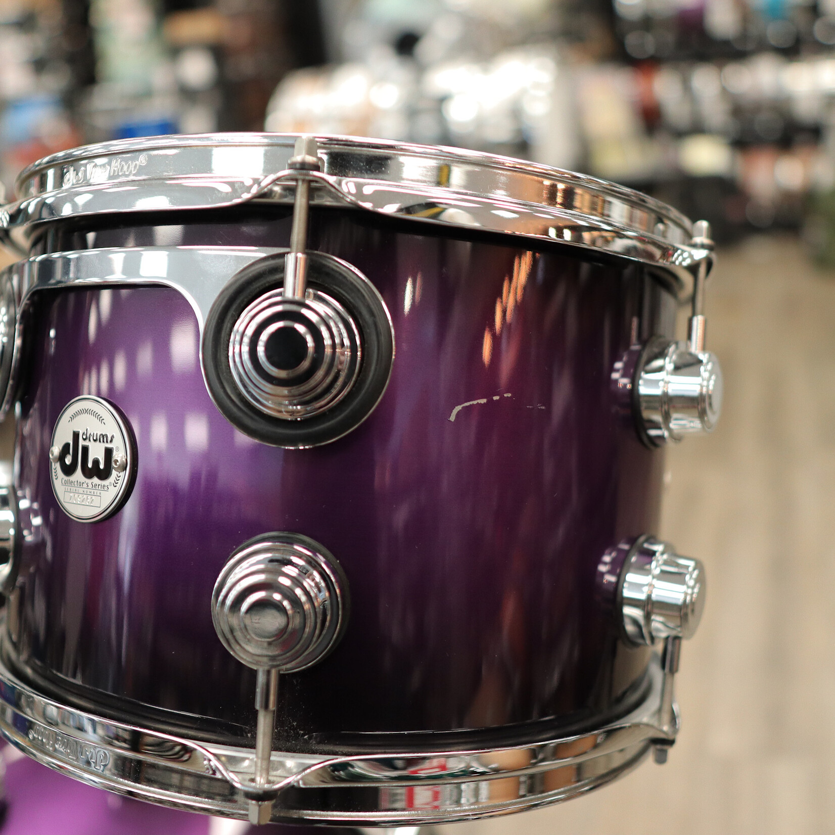DW Used DW Collector's Series 3-PC Pure Maple Shell Pack 12/16/23 (Anodized Purple Burst)