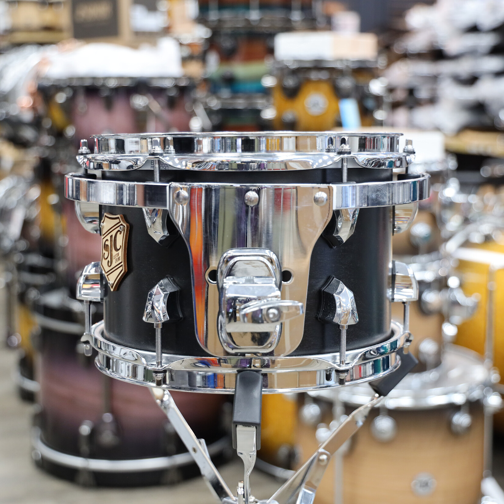 SJC Used SJC Tour Series Maple Rack Tom 7x10 Satin Black