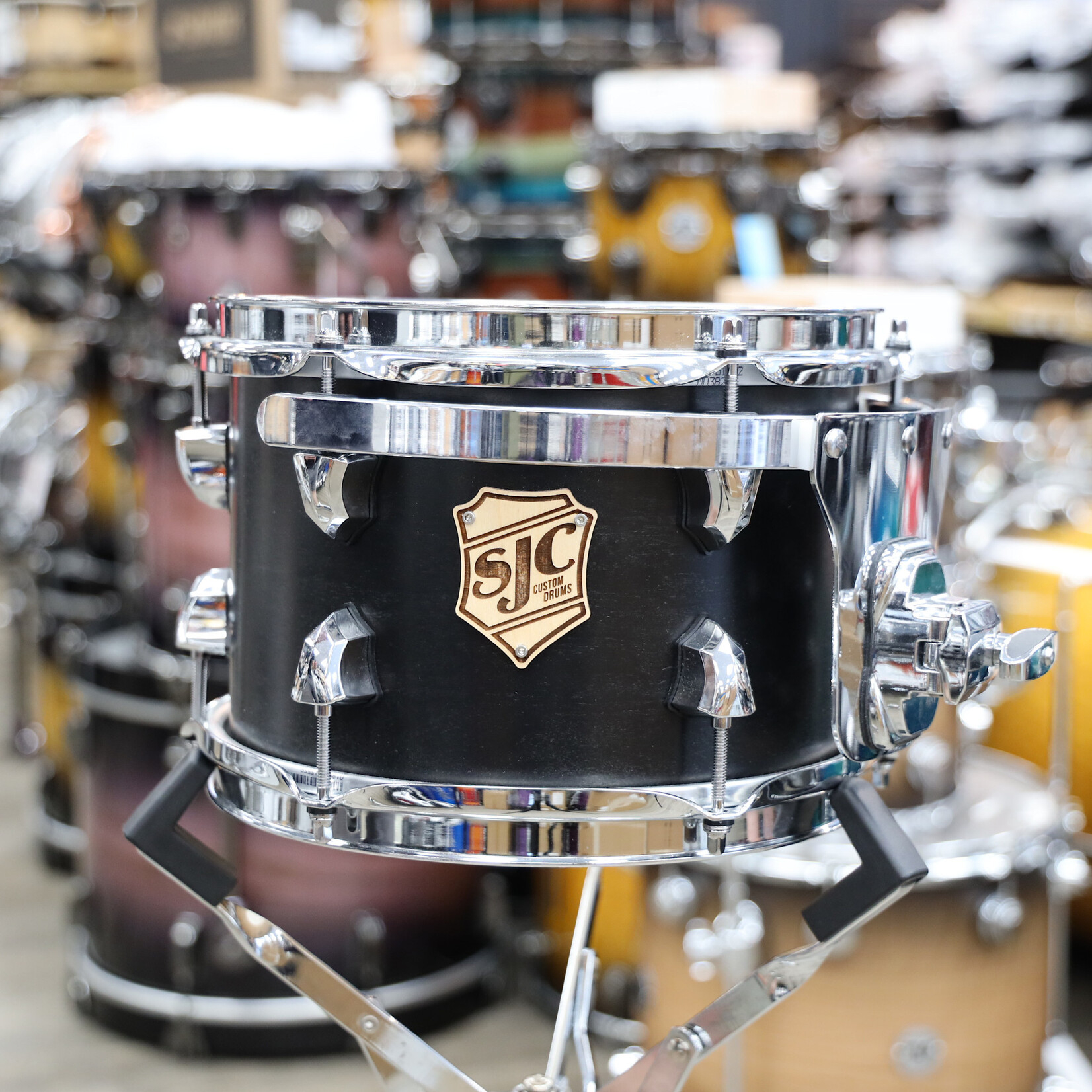 SJC Used SJC Tour Series Maple Rack Tom 7x10 Satin Black