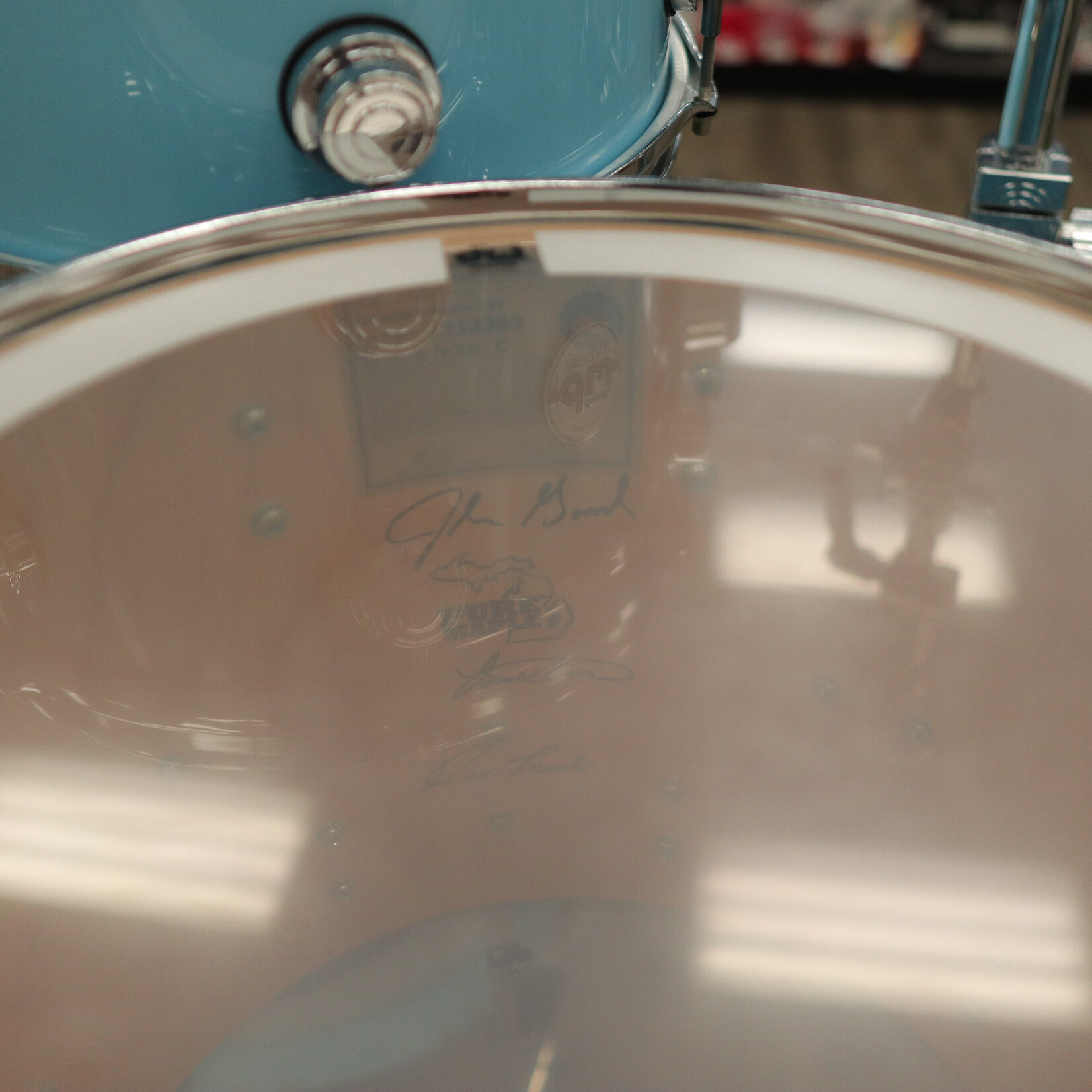 DW Pre-Owned DW Collector's Series "333" Maple 5-PC Shell Pack 22/10/12/14/16 (Solid Sky Blue)