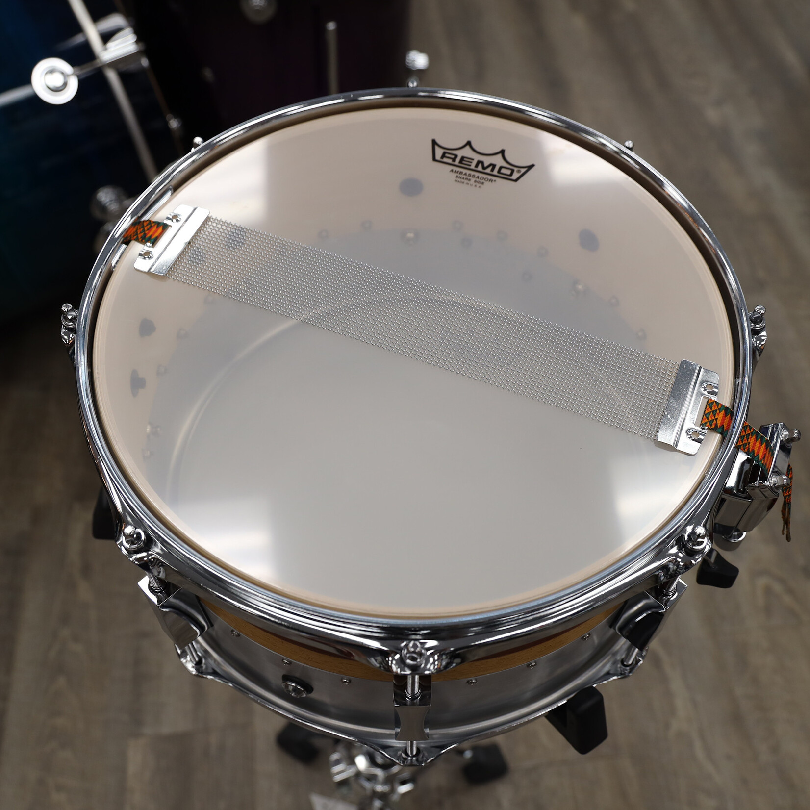 Pork Pie Pork Pie 7x13" Hybrid Shell Aluminum/Maple (Padauk Veneer)