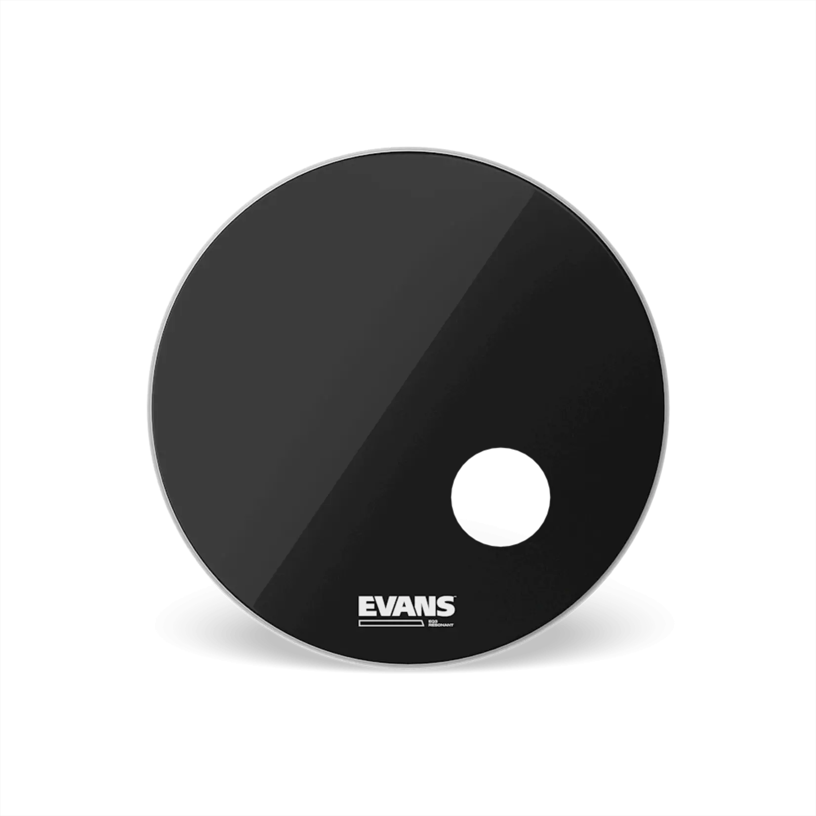 Evans Evans EQ3 Black Resonant Bass Drumhead w/ Port