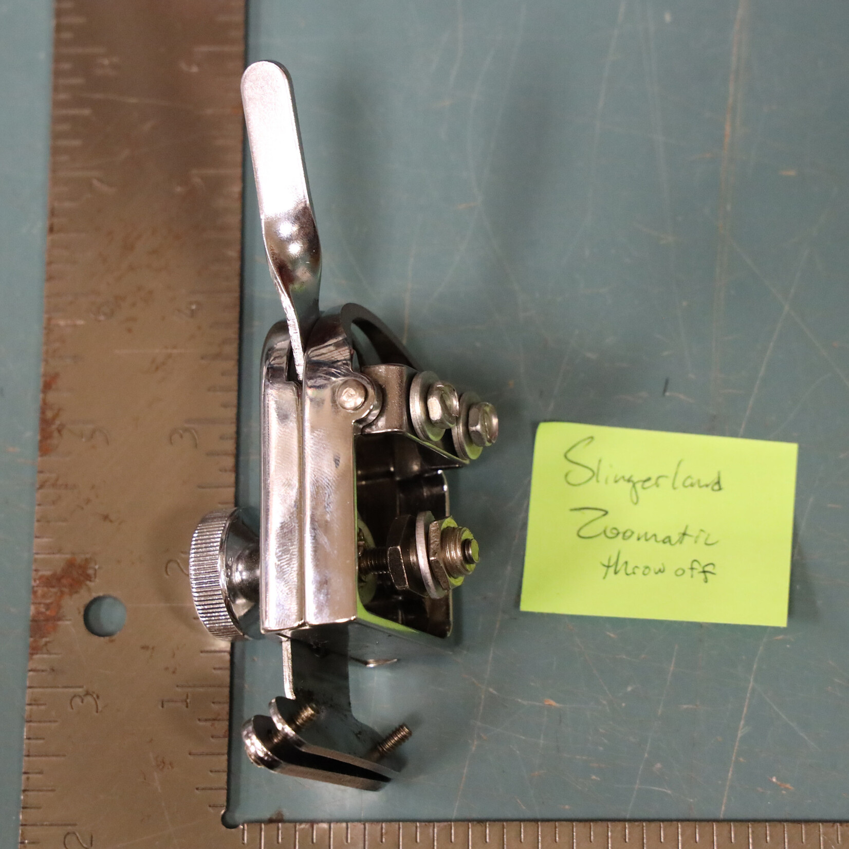 Slingerland Vintage Slingerland Zoomatic Throw-Off Complete with Mounting Hardware!