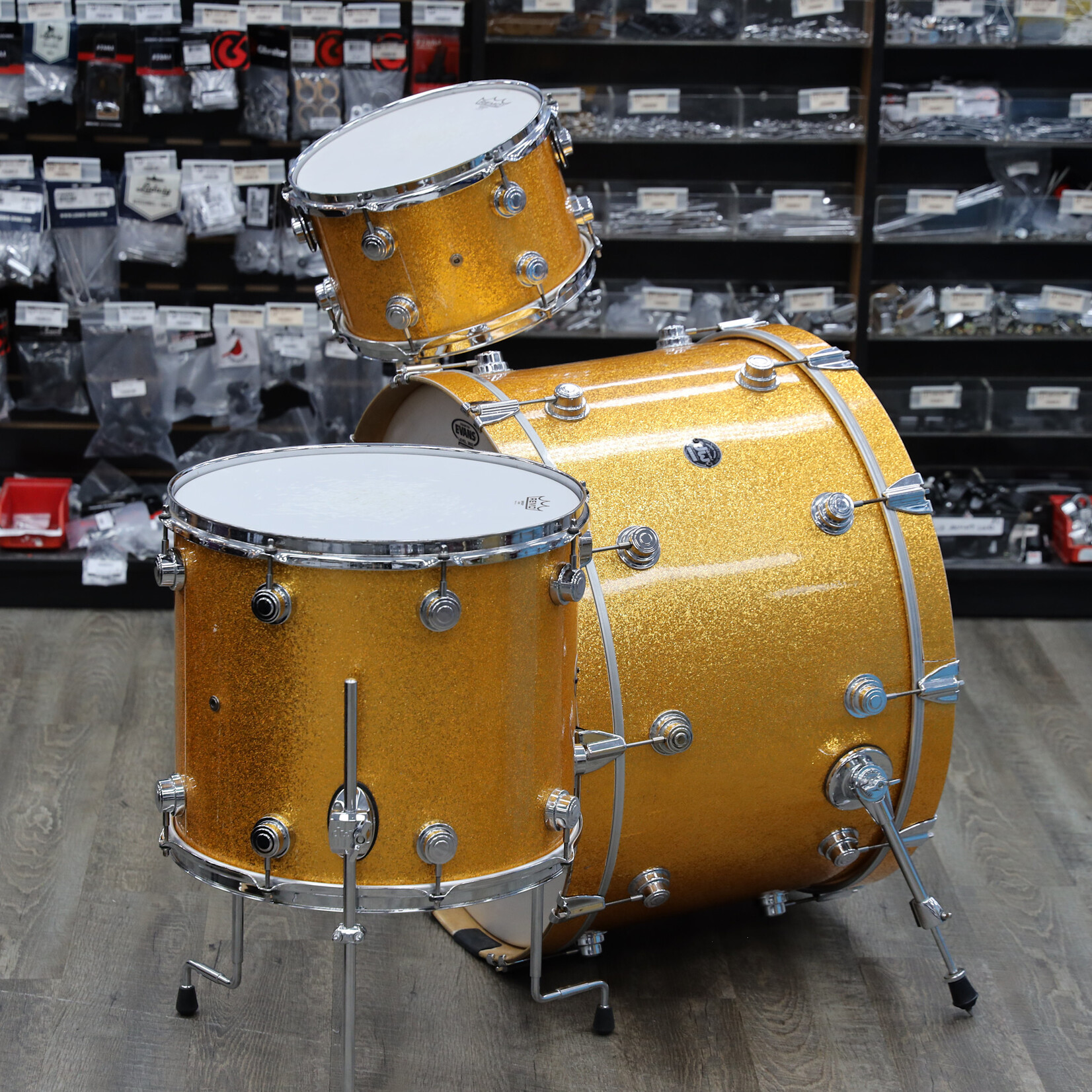 DW Used DW Collector's Series Drum Set 26/12/16 Gold Sparkle