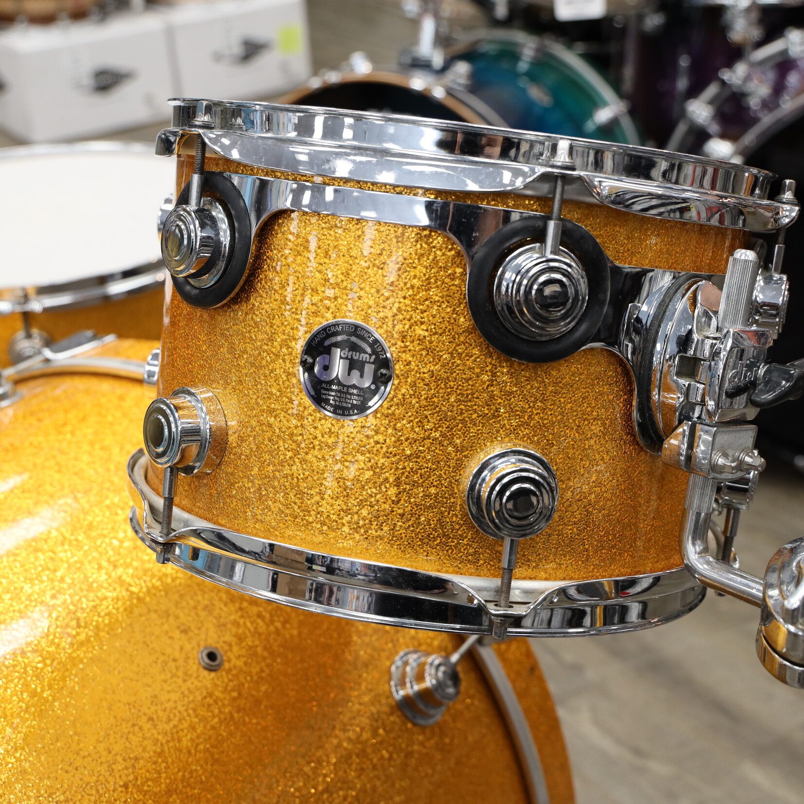DW Used DW Collector's Series Drum Set 26/12/16 Gold Sparkle