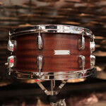 Standard Drum Co. Pre-Owned Standard Drum Co. 7x15" Snare Drum (Ribbon Mahogany Veneer)