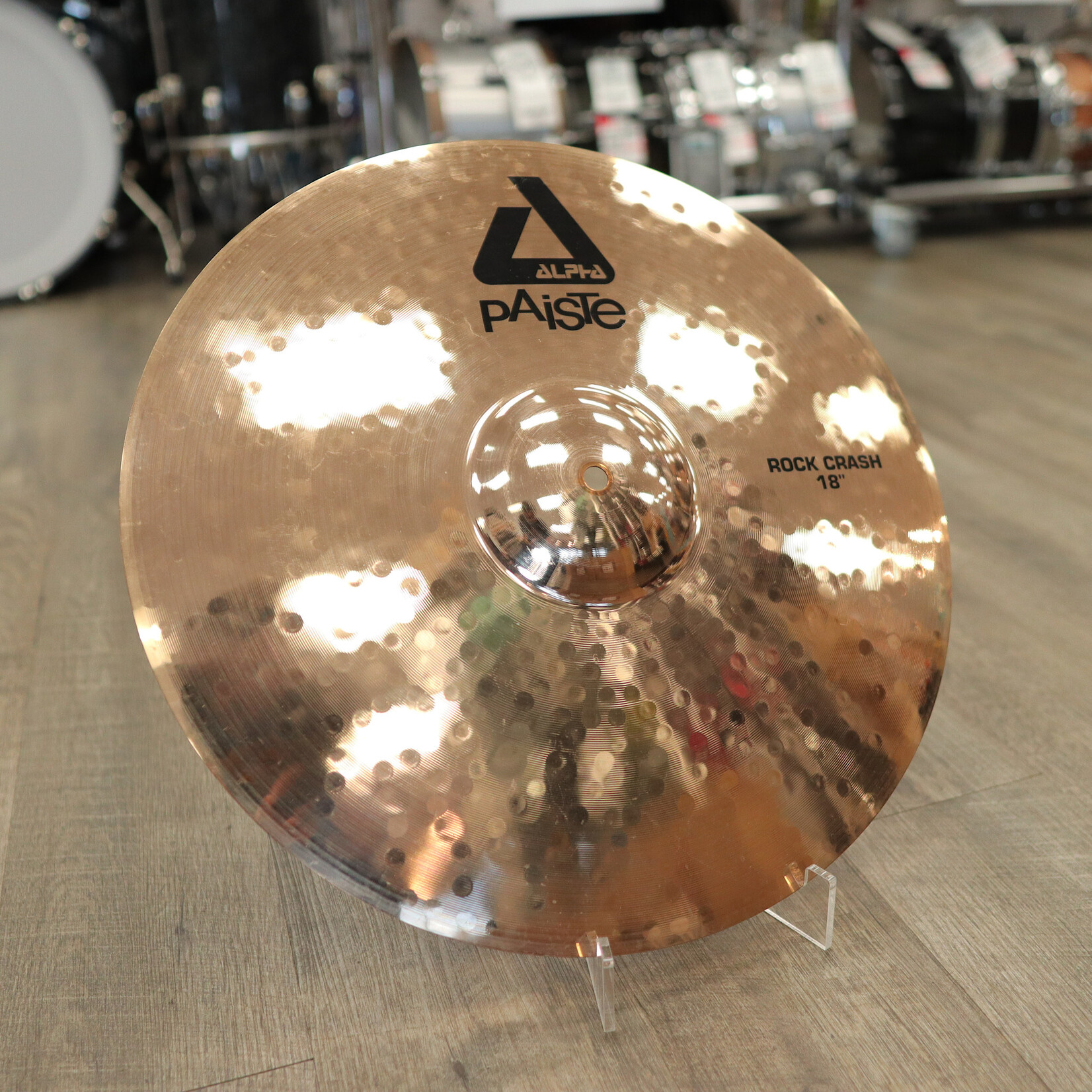 Paiste Used Paiste 18" Alpha Rock Crash Brilliant