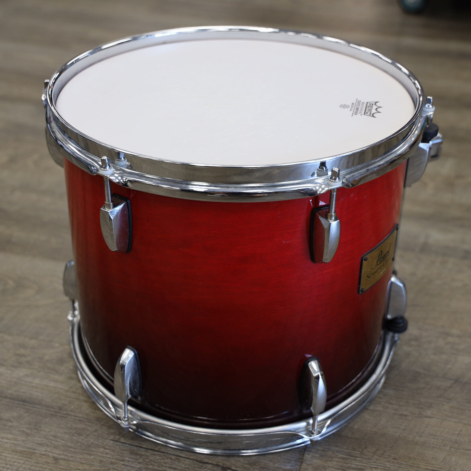 Pearl Used Pearl Session Custom Maple Mounted Tom 10x12 Cranberry Fade