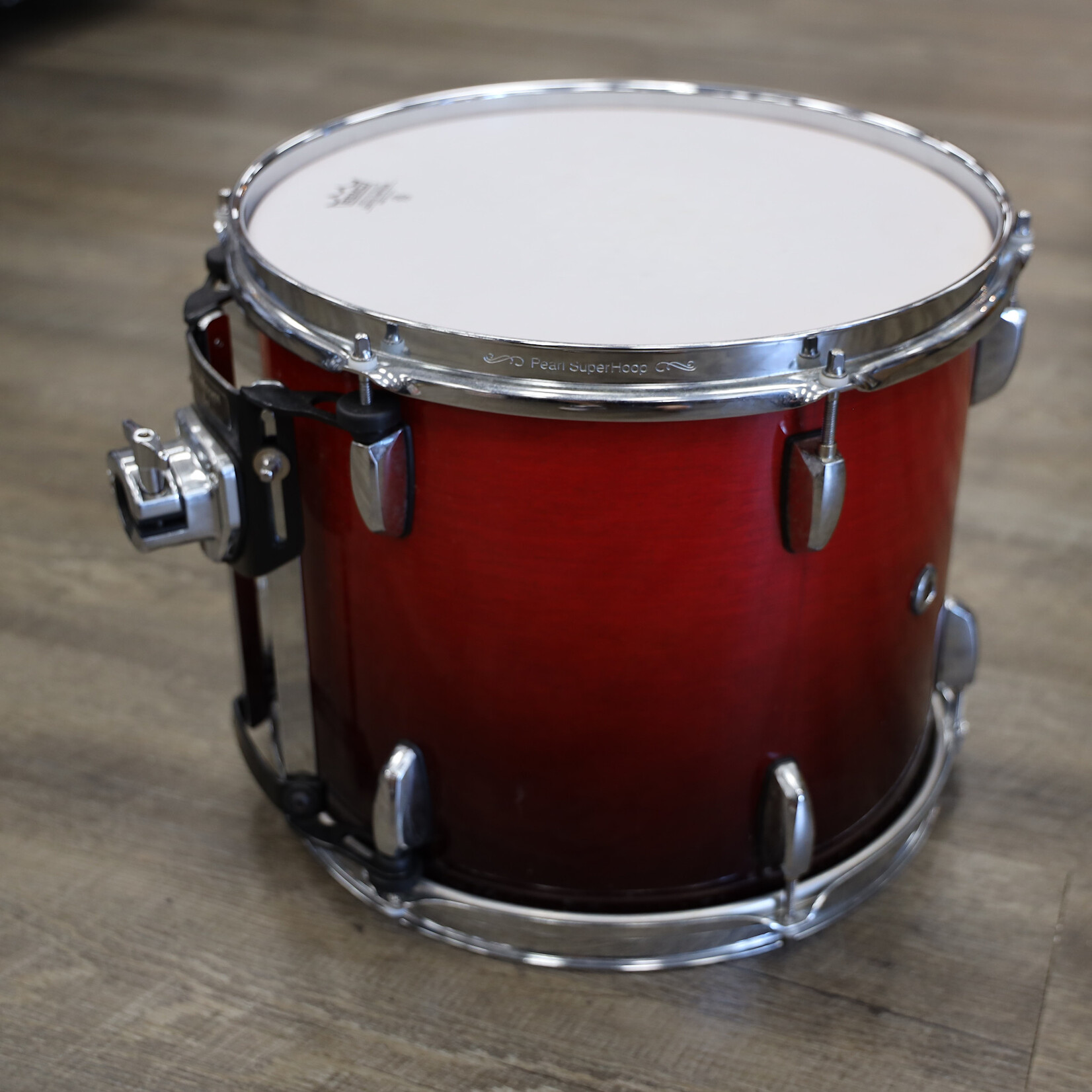 Pearl Used Pearl Session Custom Maple Mounted Tom 10x12 Cranberry Fade