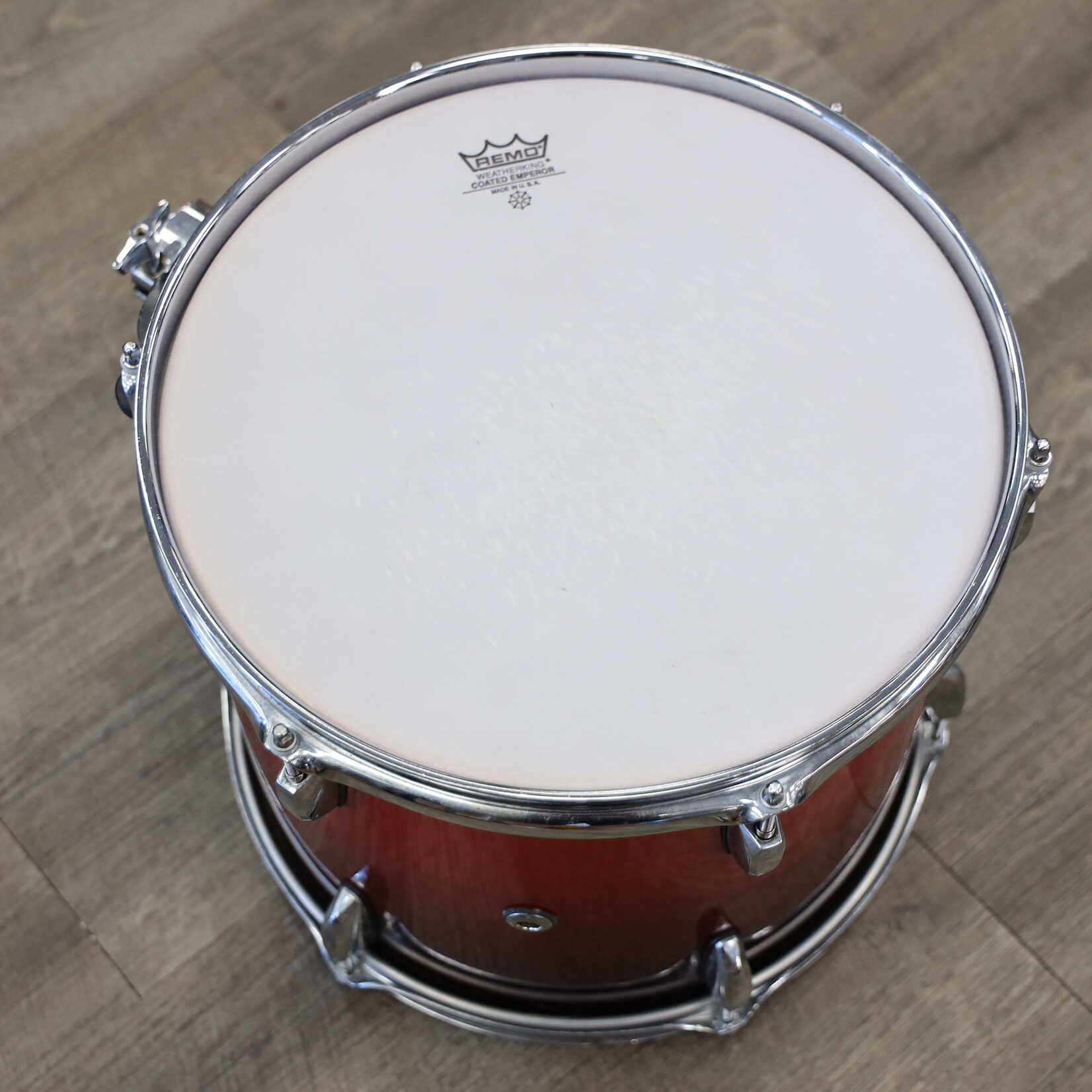 Pearl Used Pearl Session Custom Maple Mounted Tom 10x12 Cranberry Fade