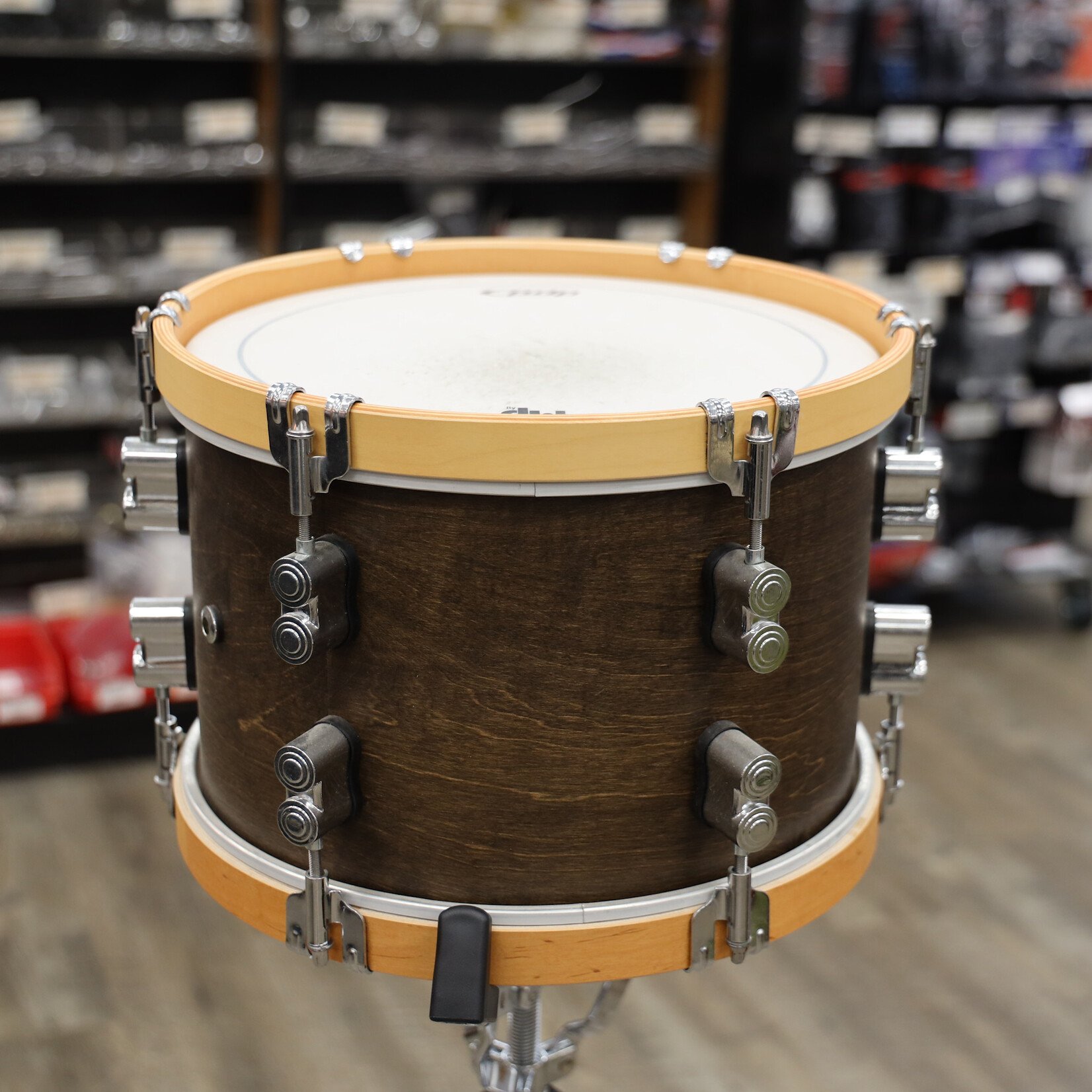 PDP Used PDP Concept Maple Classic Wood Hoop Tom 8x12 Walnut Stain