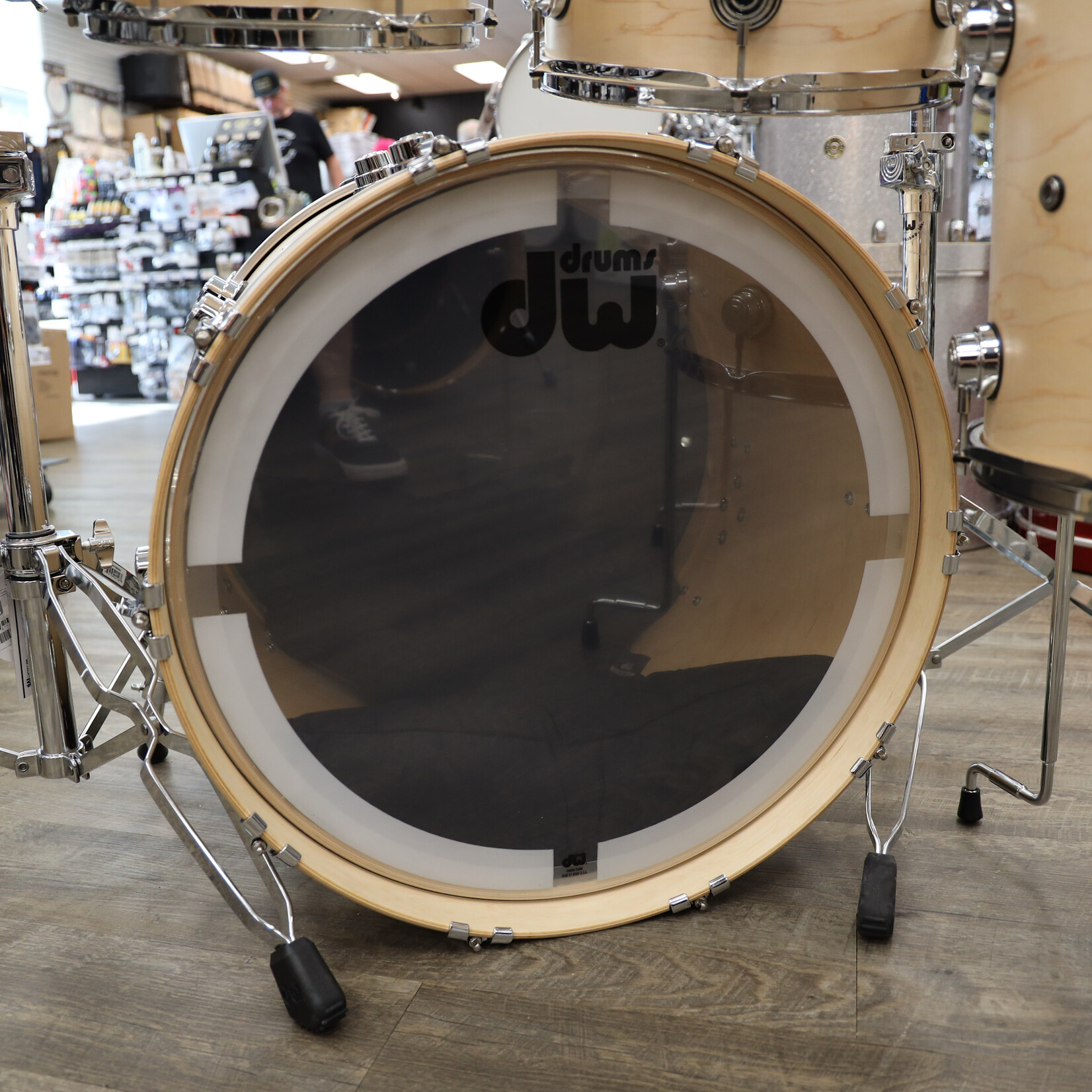 DW DW Collector's Series Santa Monica 6-Piece Shell Pack 22/8/10/12/14/16 (Satin Oil w/ Chrome Hardware)
