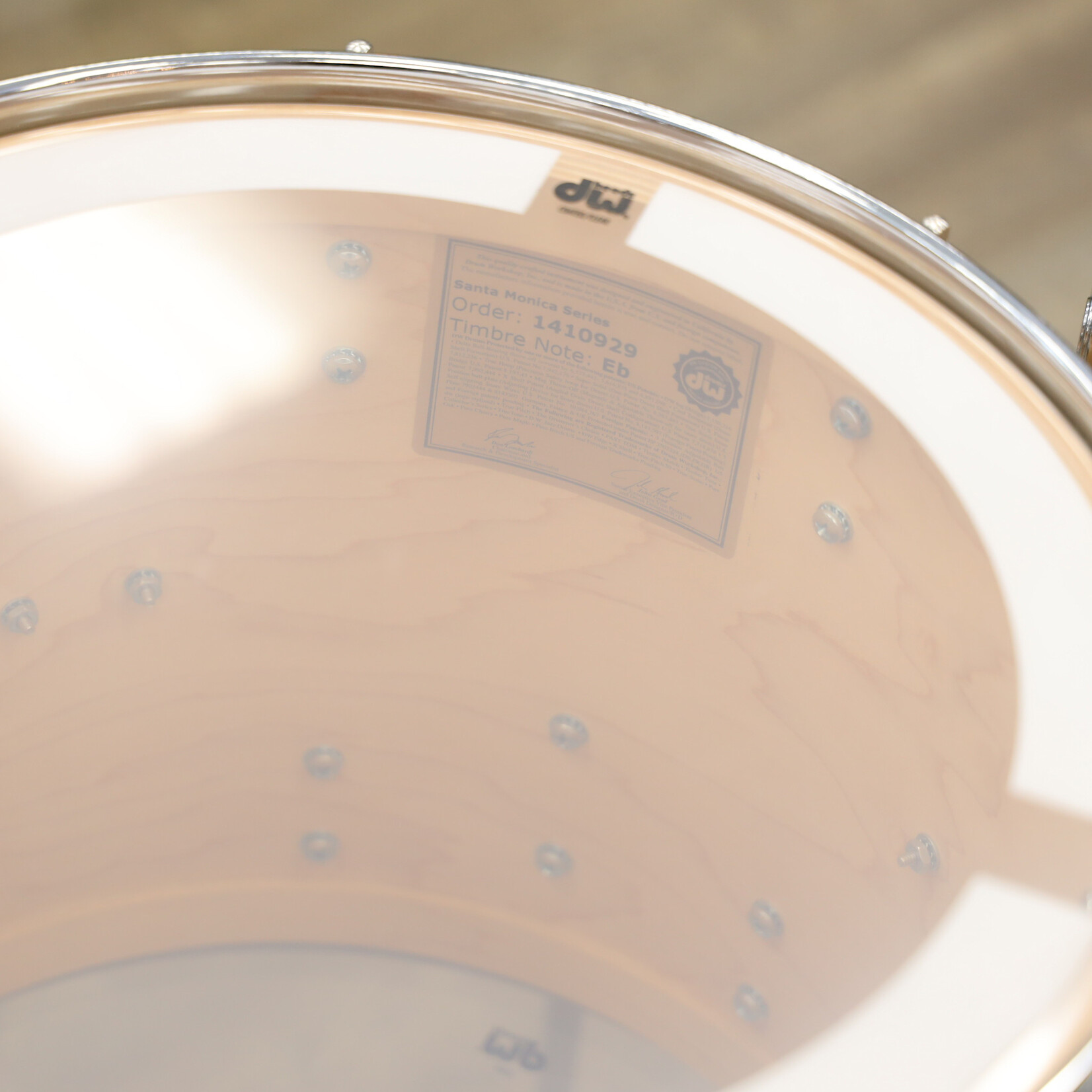 DW DW Collector's Series Santa Monica 6-Piece Shell Pack 22/8/10/12/14/16 (Satin Oil w/ Chrome Hardware)