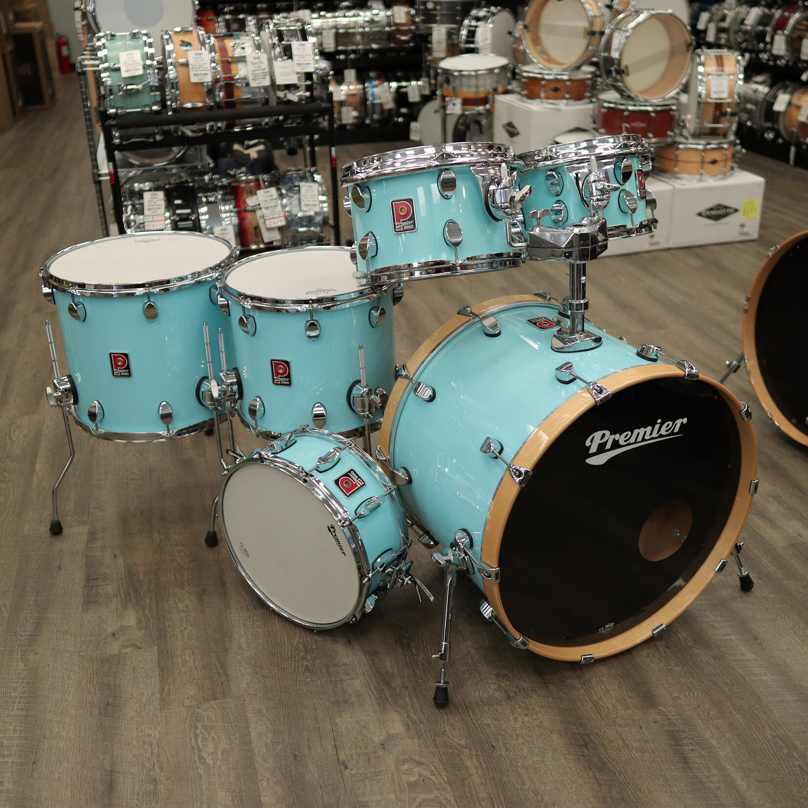 Premier Used Premier Elite 6-PC Shell Pack 10/12/14/16/22/14Sn (Baby Blue)