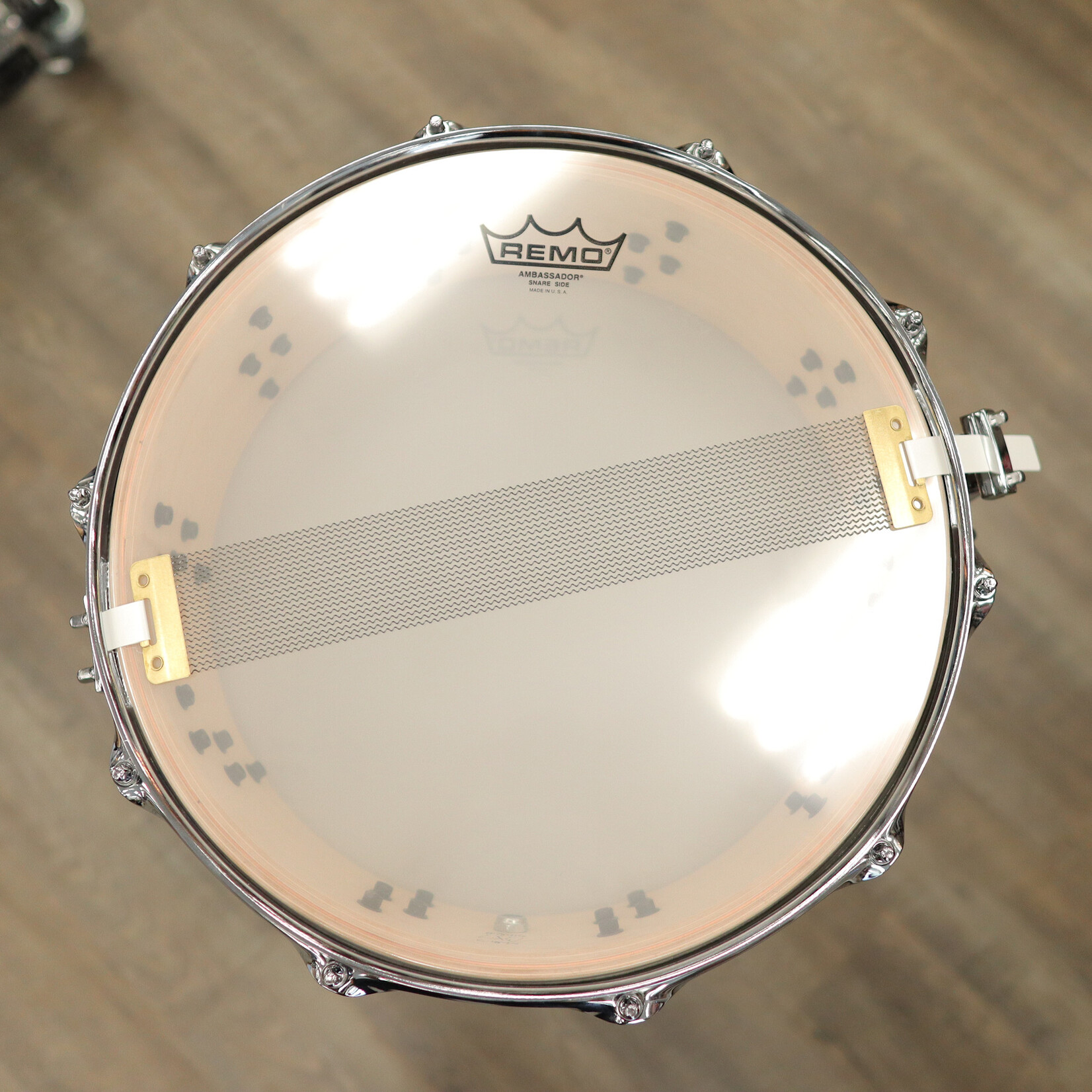 Pork Pie Pork Pie 5x14" Maple/ Copper Inner-Ply Snare Drum w/ Offset Tube Lugs (Champagne Sparkle)