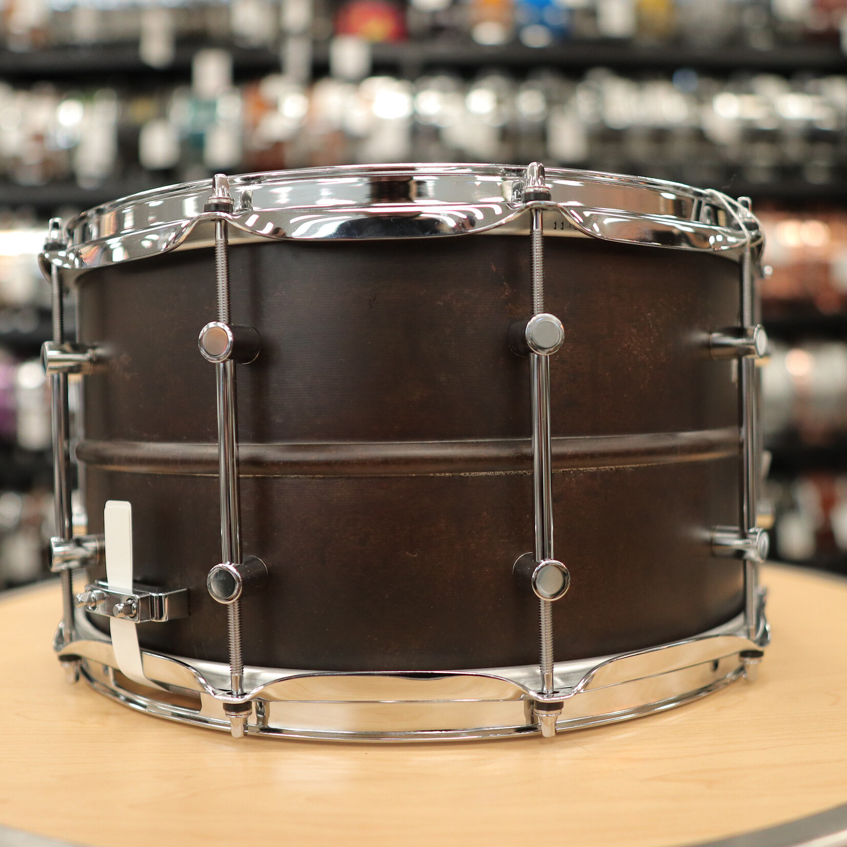 Pork Pie Pork Pie 8x14" Aged Steel Seamless Shell Snare Drum
