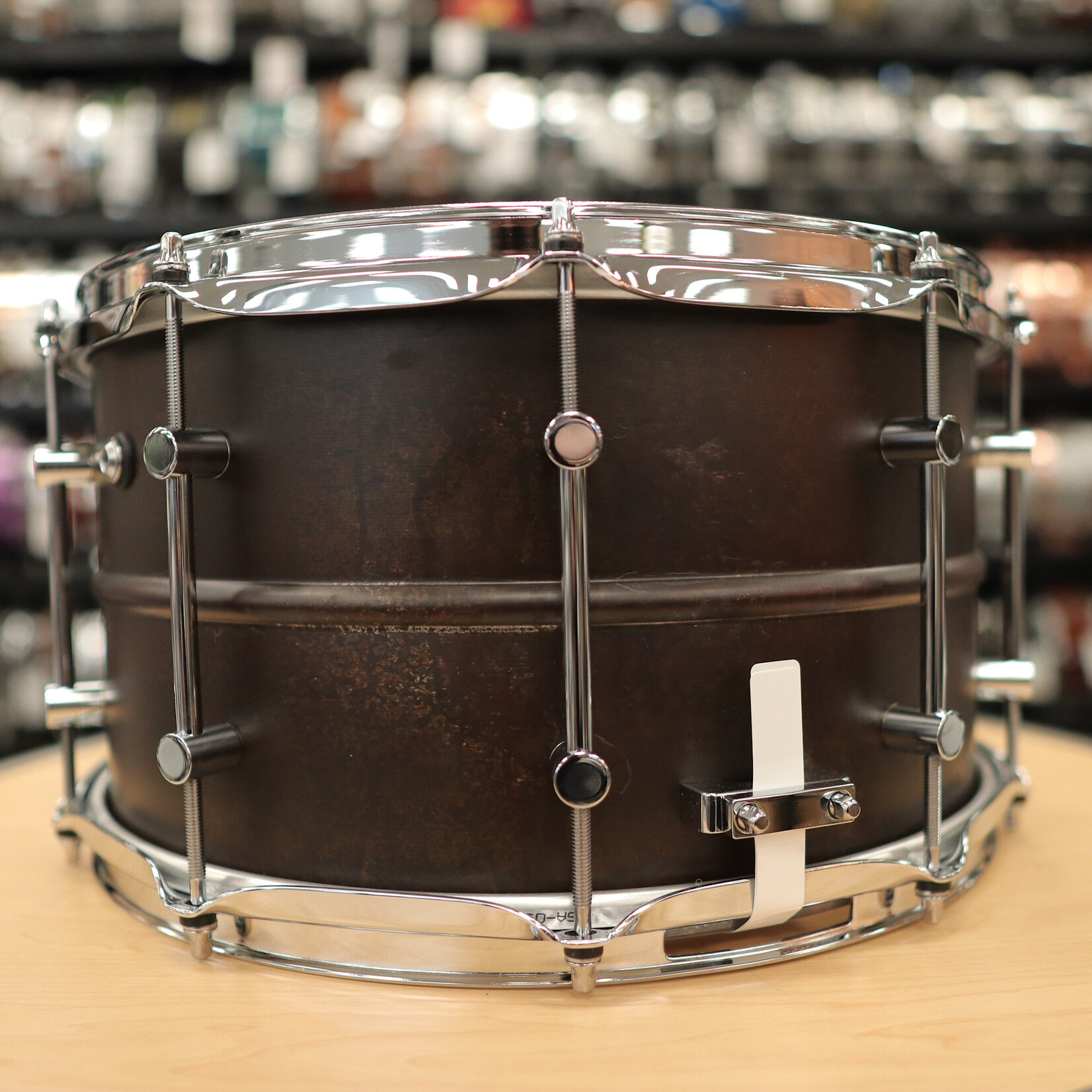 Pork Pie Pork Pie 8x14" Aged Steel Seamless Shell Snare Drum