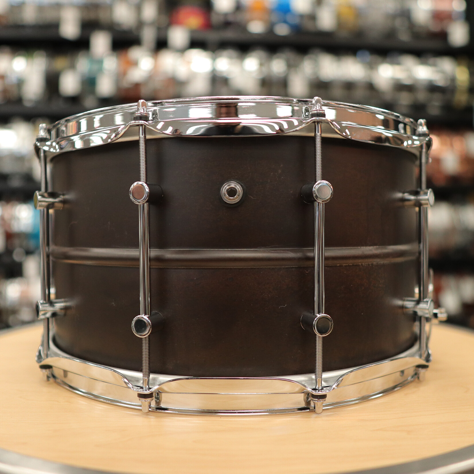 Pork Pie Pork Pie 8x14" Aged Steel Seamless Shell Snare Drum