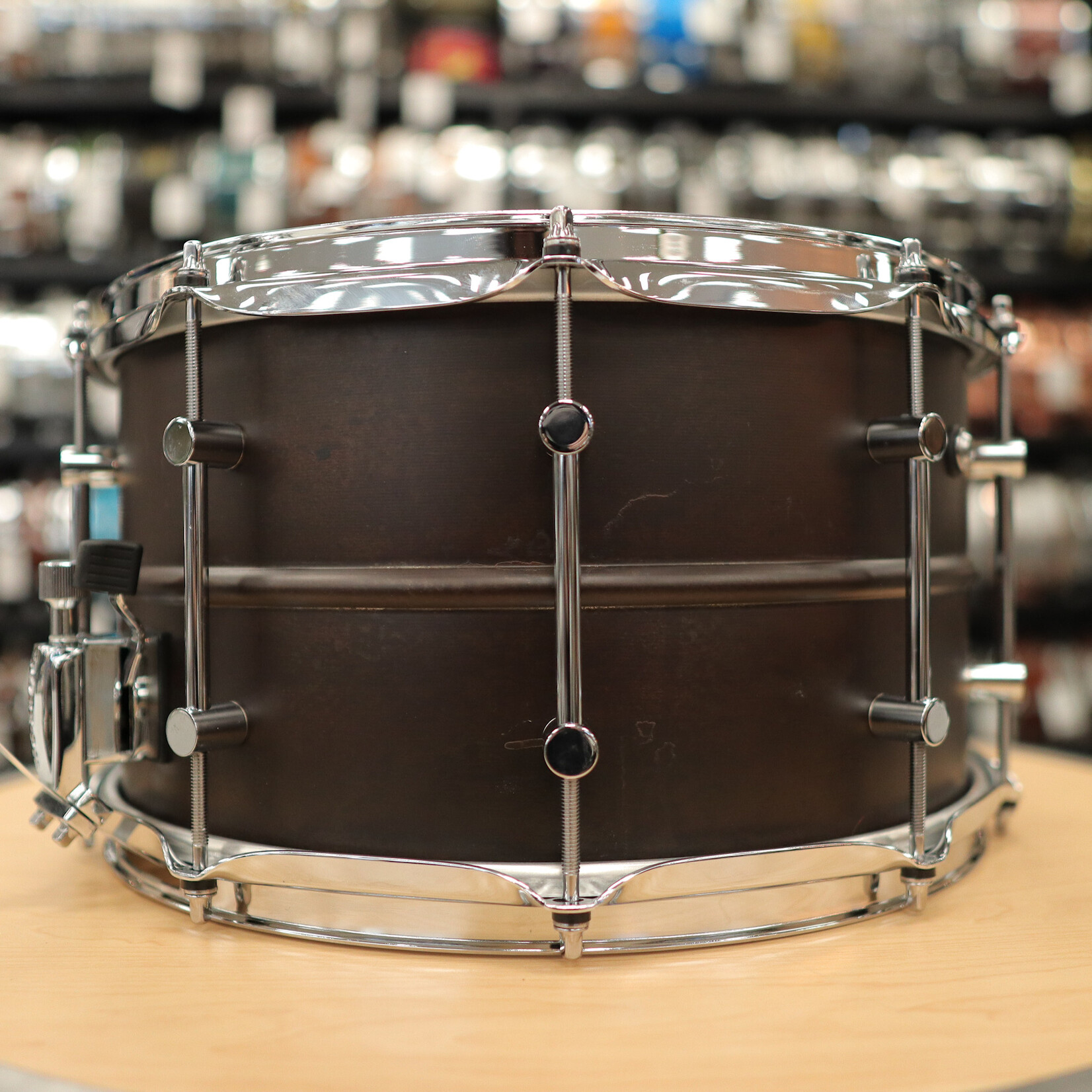 Pork Pie Pork Pie 8x14" Aged Steel Seamless Shell Snare Drum