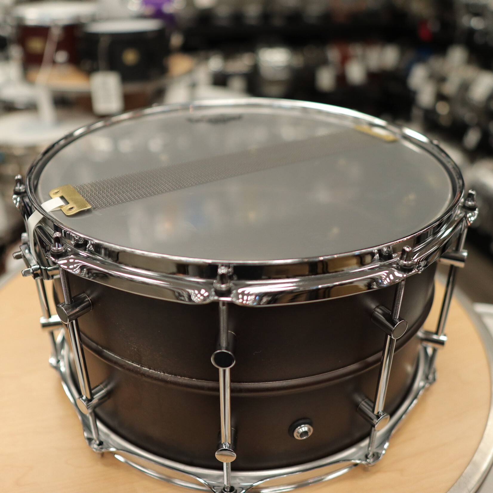 Pork Pie Pork Pie 8x14" Aged Steel Seamless Shell Snare Drum