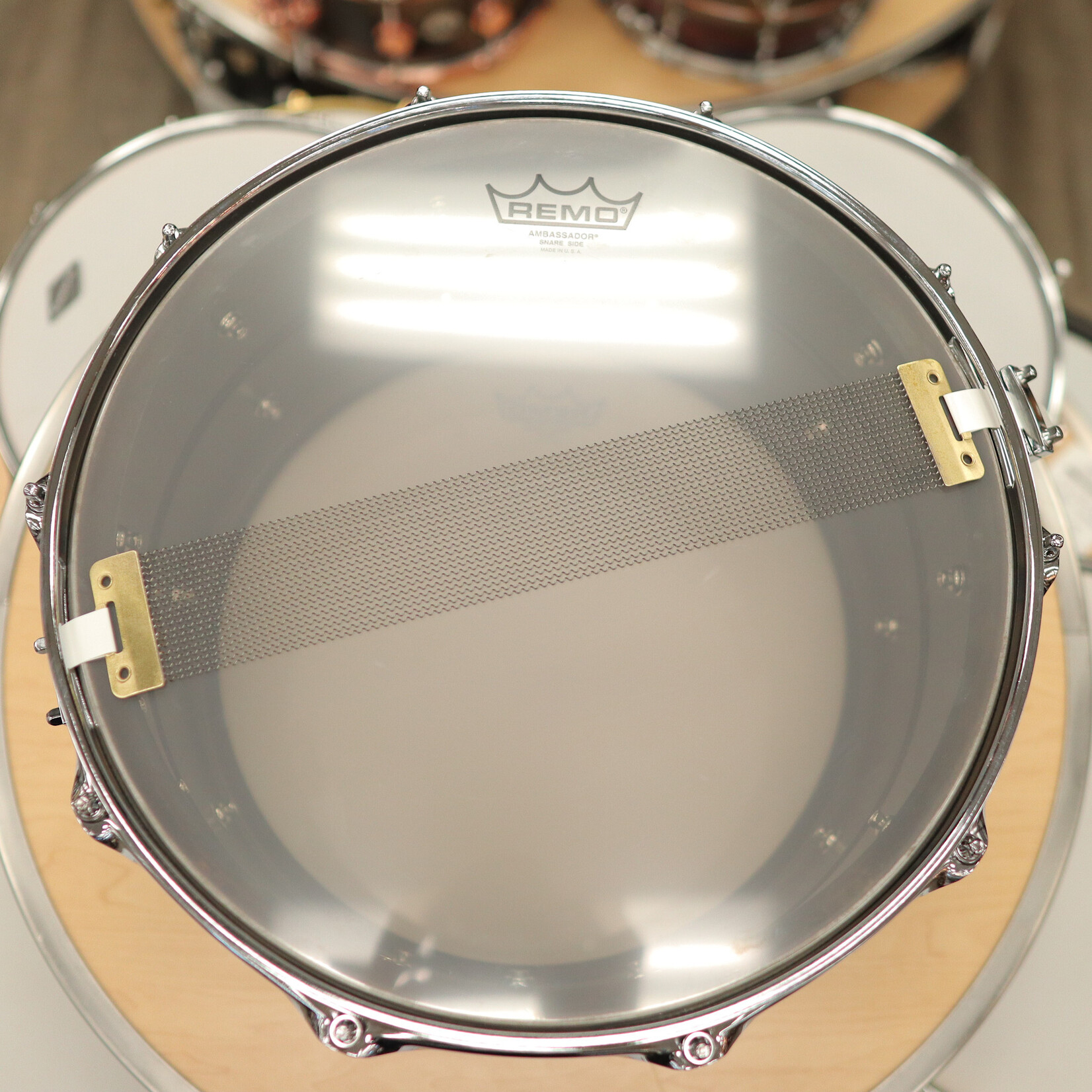 Pork Pie Pork Pie 8x14" Aged Steel Seamless Shell Snare Drum