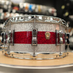 Ludwig Ludwig Classic Maple 6.5x14" Snare Drum (Silver/ Red/ Silver Tri-band)