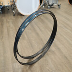 Sonor Like-New Pair of Sonor AQX 22" Bass Drum Hoops (Blue Ocean Sparkle)
