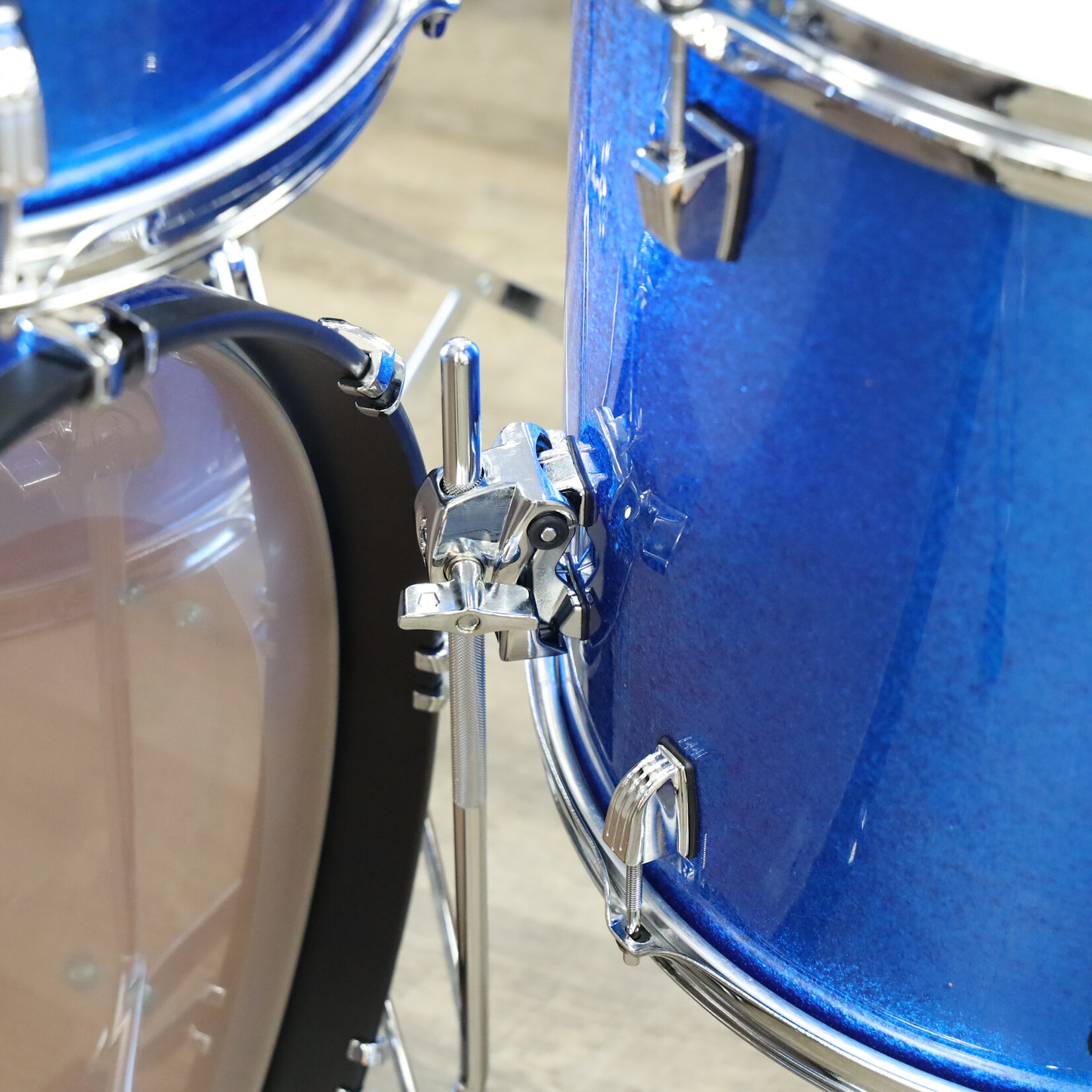 Ludwig Ludwig Neusonic Mod2 4-Piece Shell Pack 10/12/16/22 (Blue Super Sparkle)