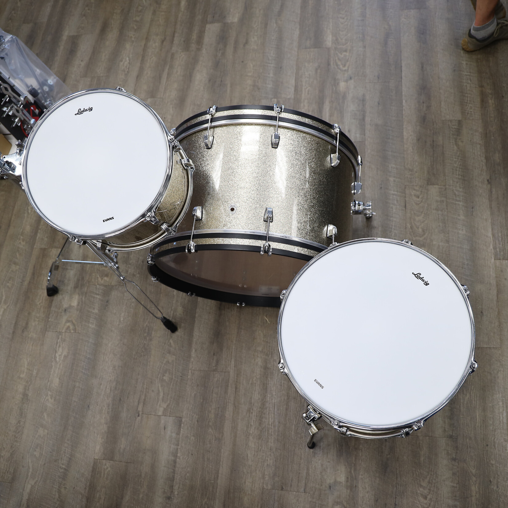 Ludwig Ludwig Neusonic Pro Beat 3-Piece Shell Pack 13/16/24 (Titanium Super Sparkle)