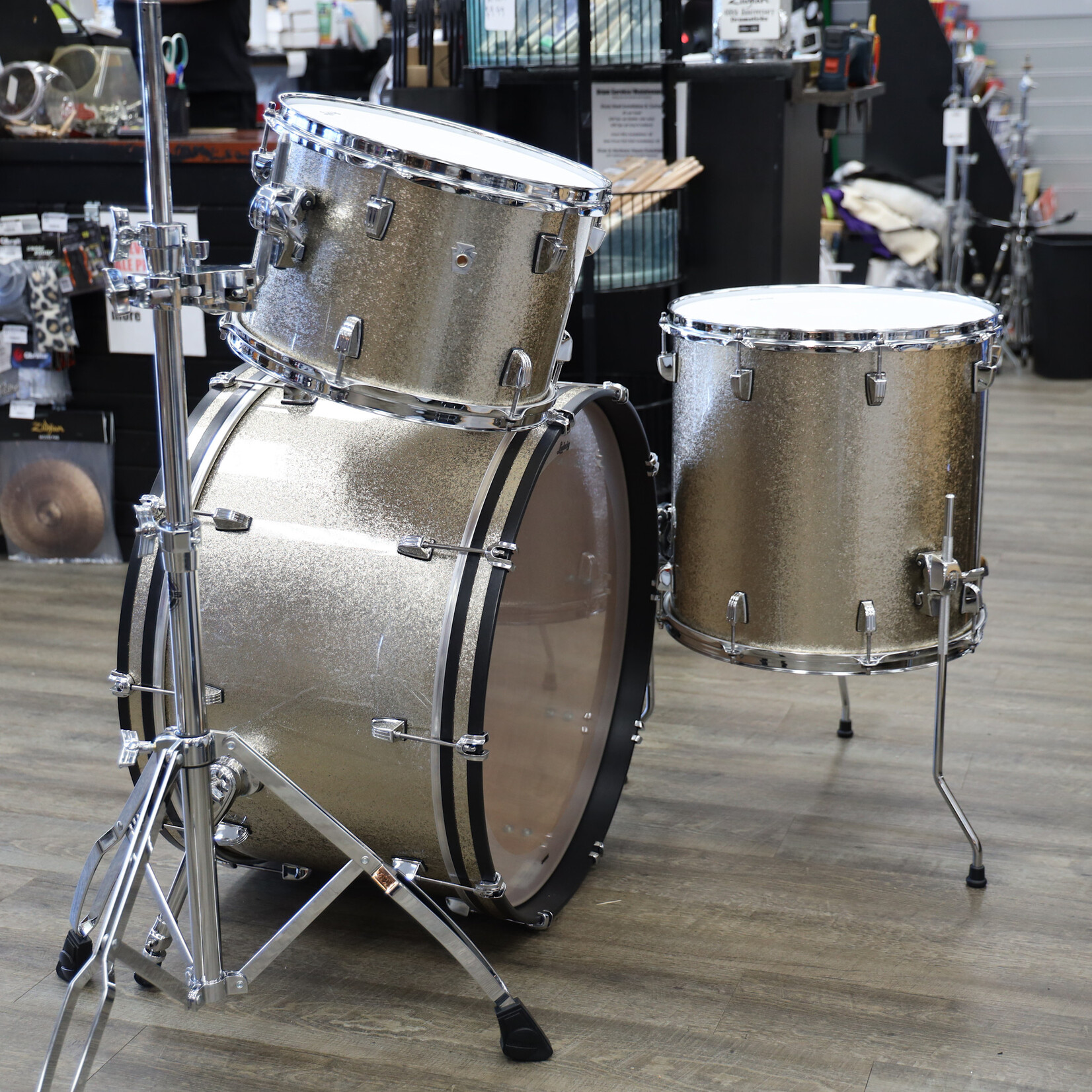 Ludwig Ludwig Neusonic Pro Beat 3-Piece Shell Pack 13/16/24 (Titanium Super Sparkle)