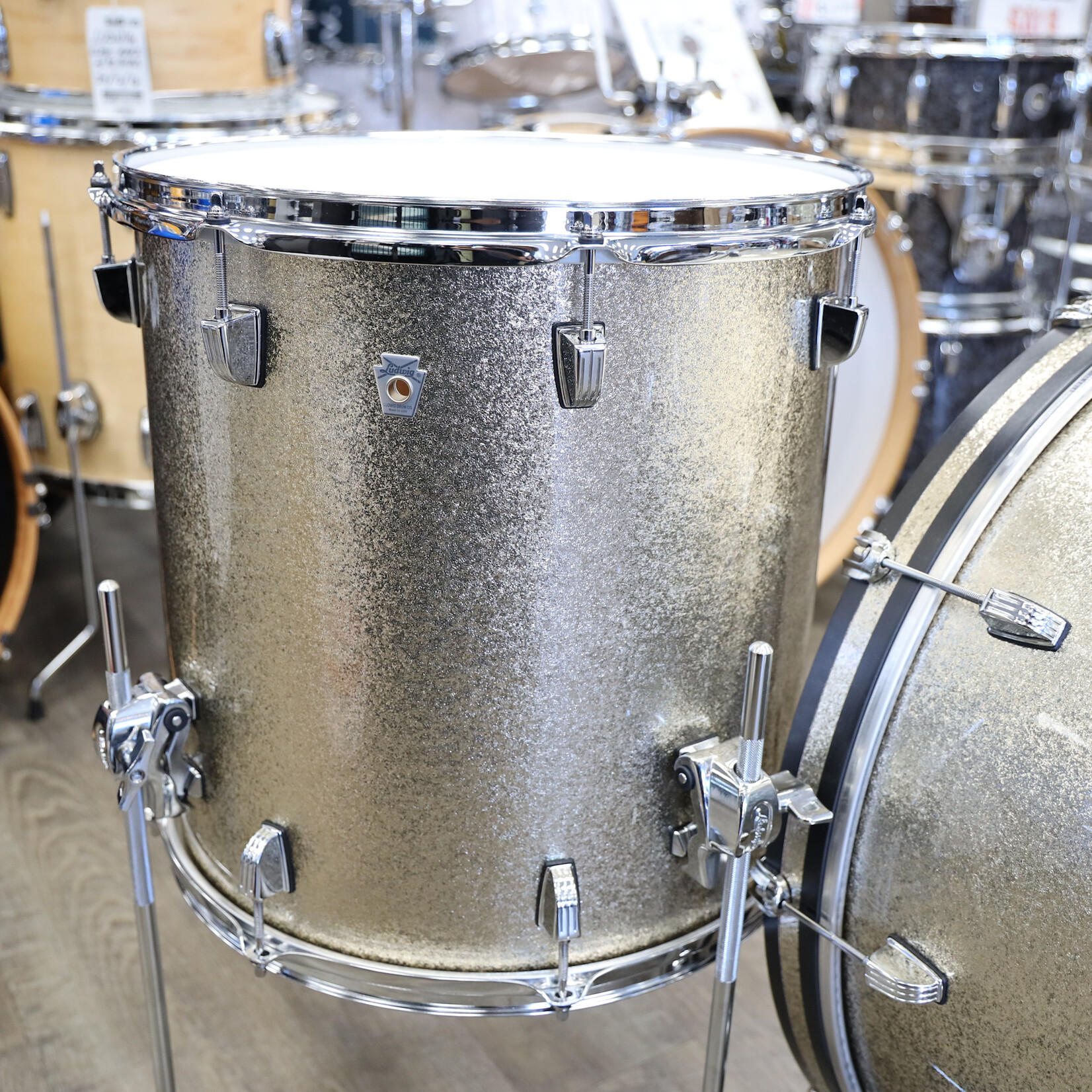 Ludwig Ludwig Neusonic Pro Beat 3-Piece Shell Pack 13/16/24 (Titanium Super Sparkle)