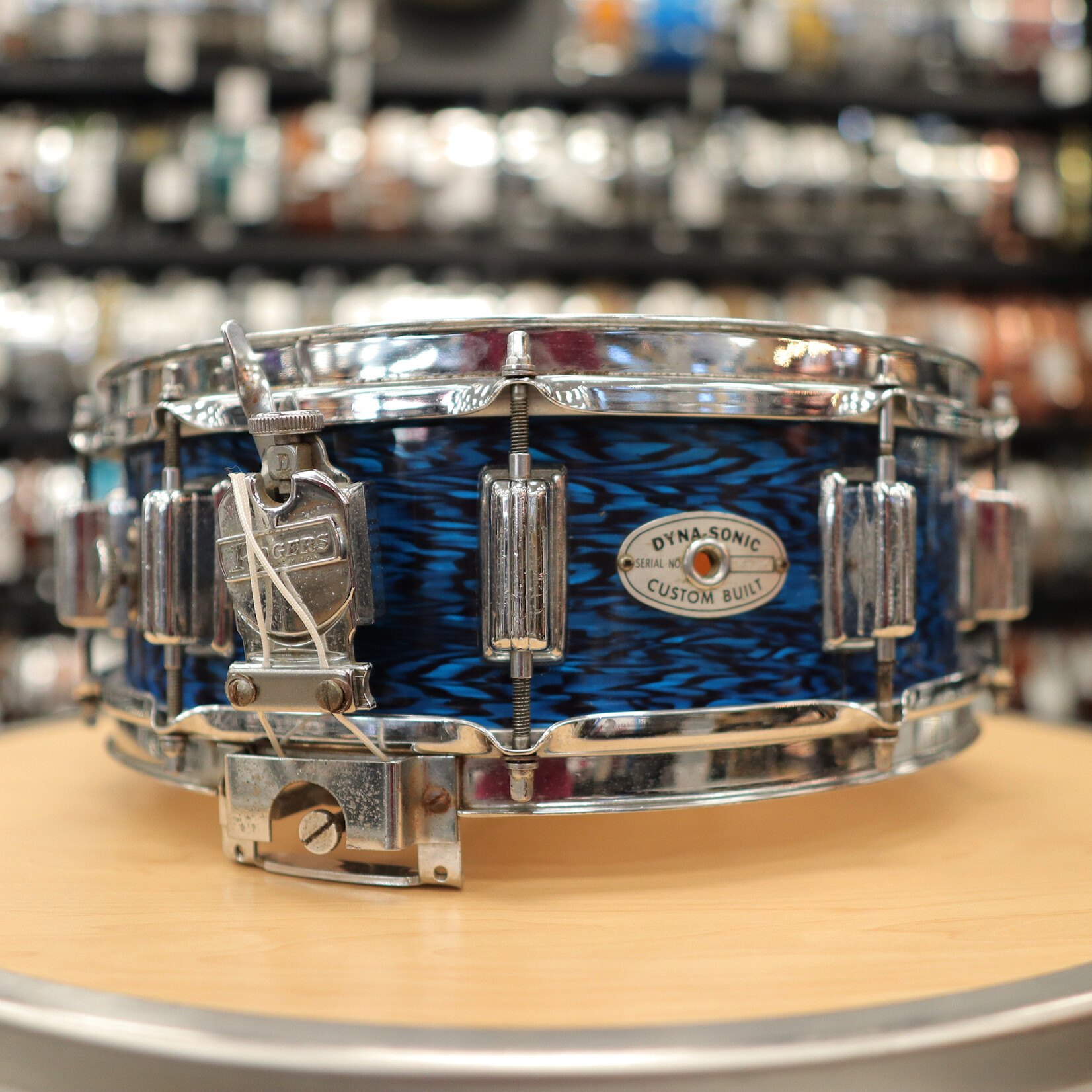 Rogers 1969 Rogers Dyna-Sonic Wood 5x14" Snare Drum (Blue Onyx)