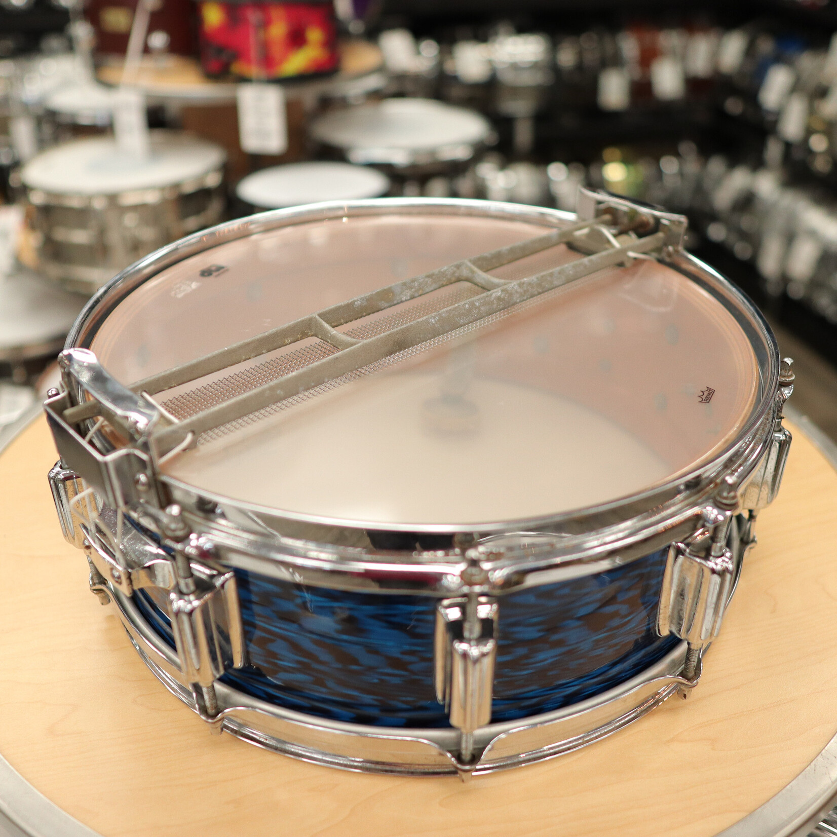 Rogers 1969 Rogers Dyna-Sonic Wood 5x14" Snare Drum (Blue Onyx)