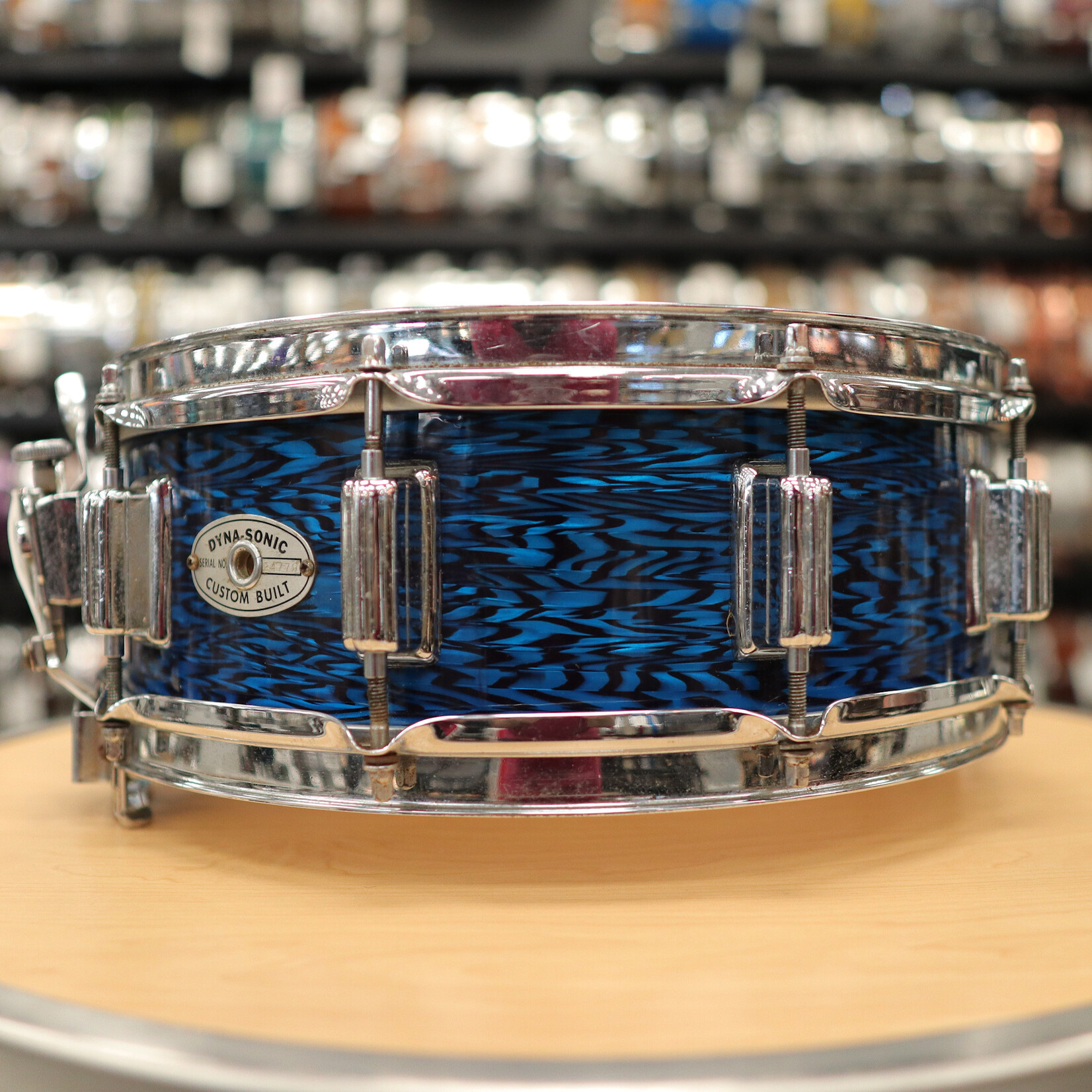 Rogers 1969 Rogers Dyna-Sonic Wood 5x14" Snare Drum (Blue Onyx)