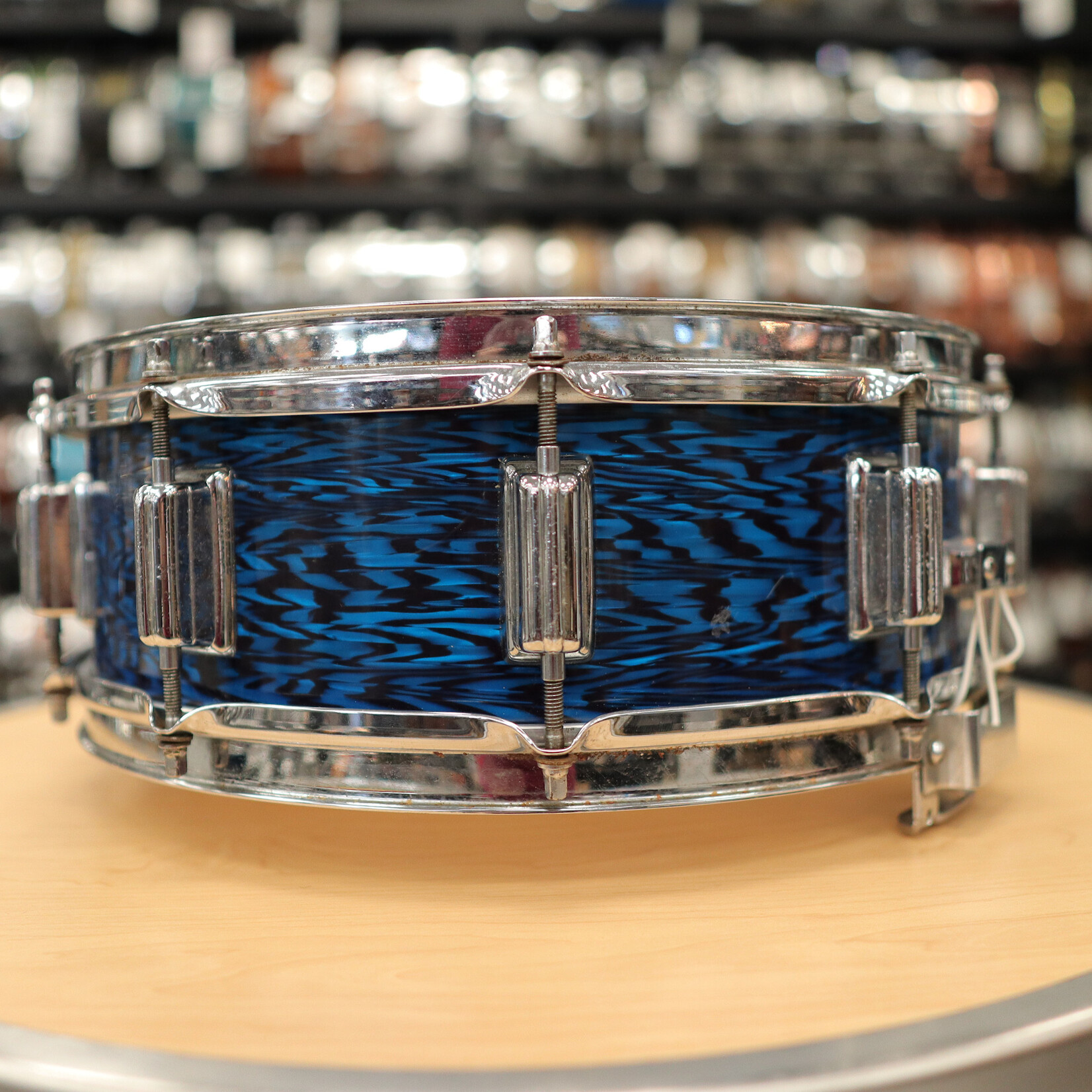 Rogers 1969 Rogers Dyna-Sonic Wood 5x14" Snare Drum (Blue Onyx)