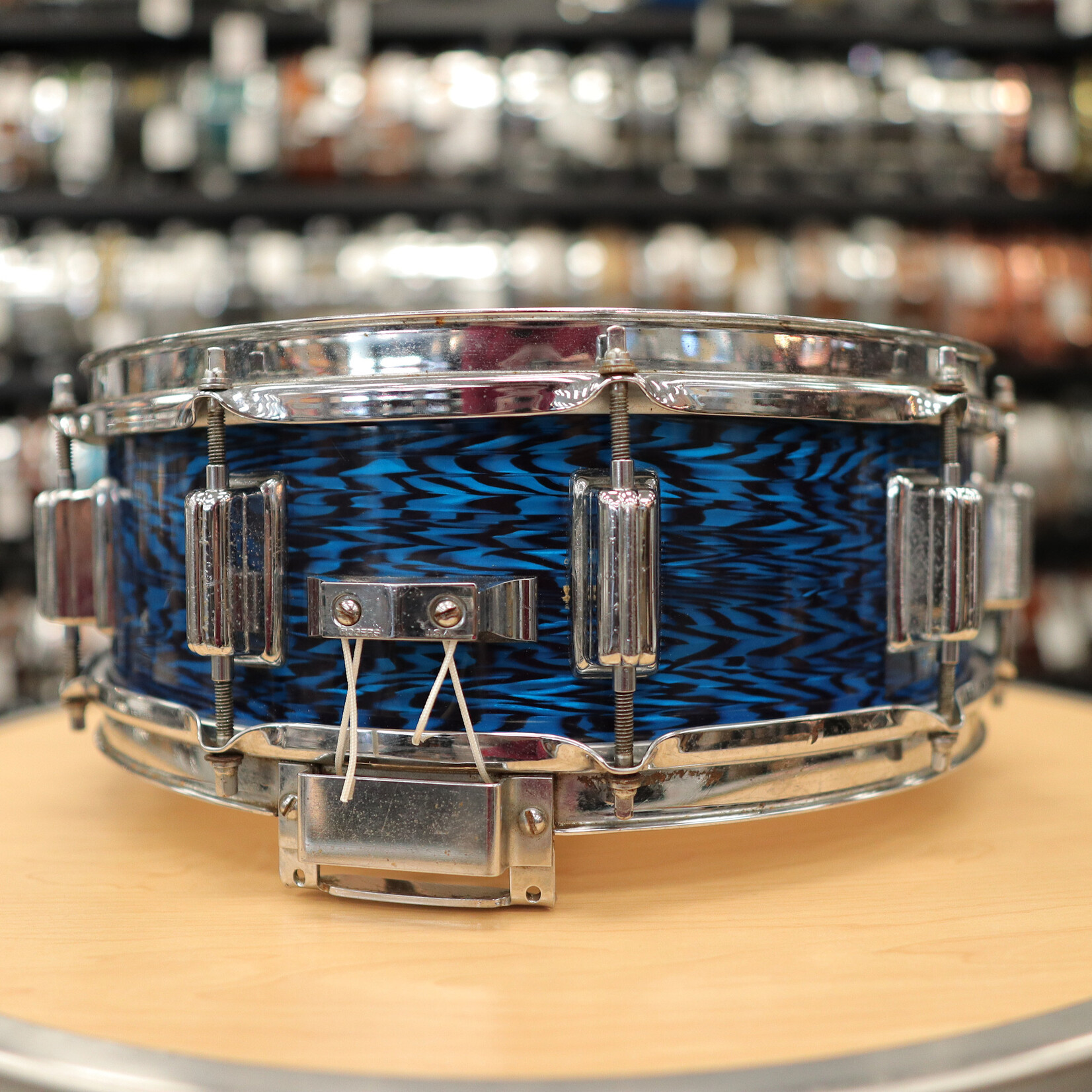 Rogers 1969 Rogers Dyna-Sonic Wood 5x14" Snare Drum (Blue Onyx)