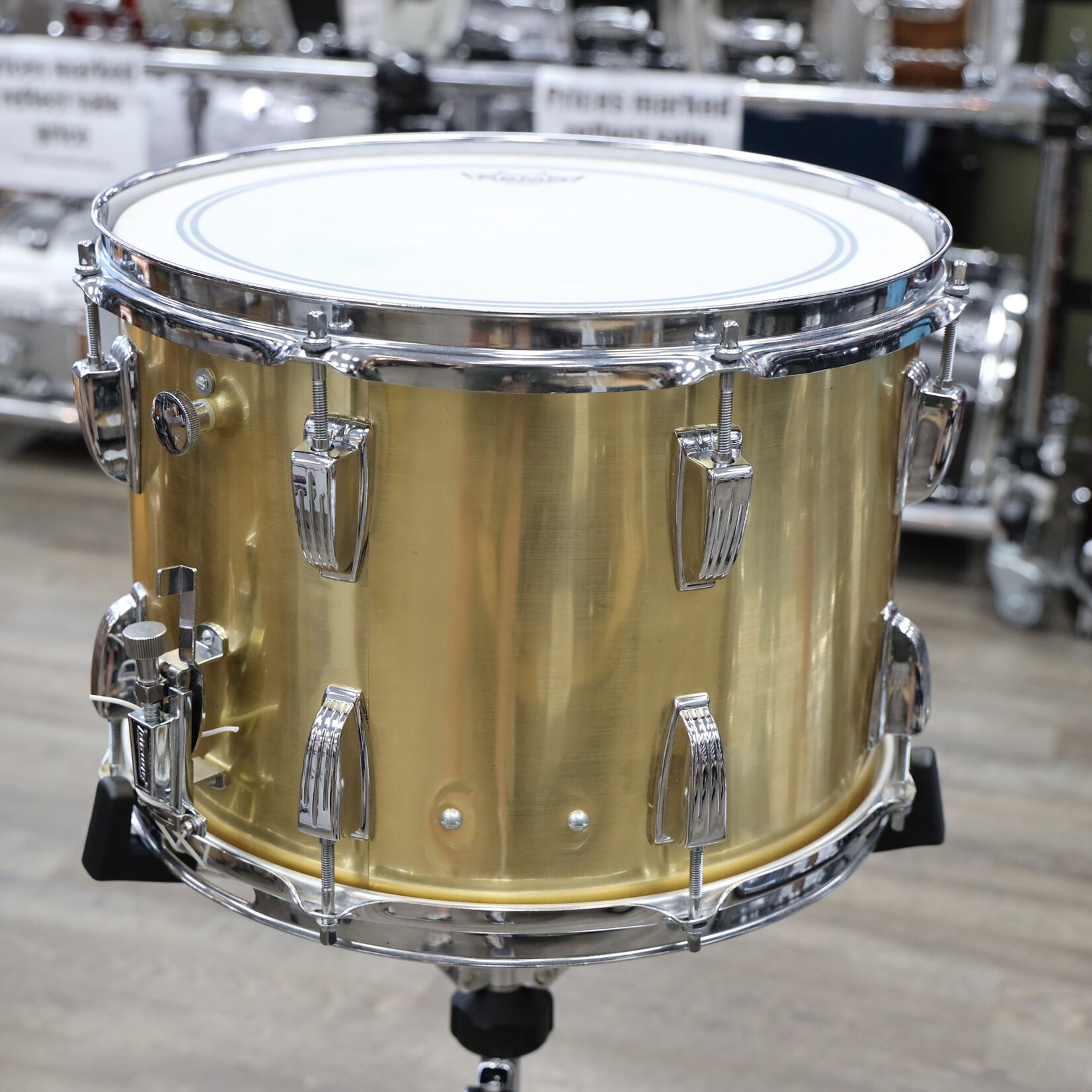 Ludwig Vintage 1980s Ludwig Parade Snare Drum 10x14 Brushed Gold