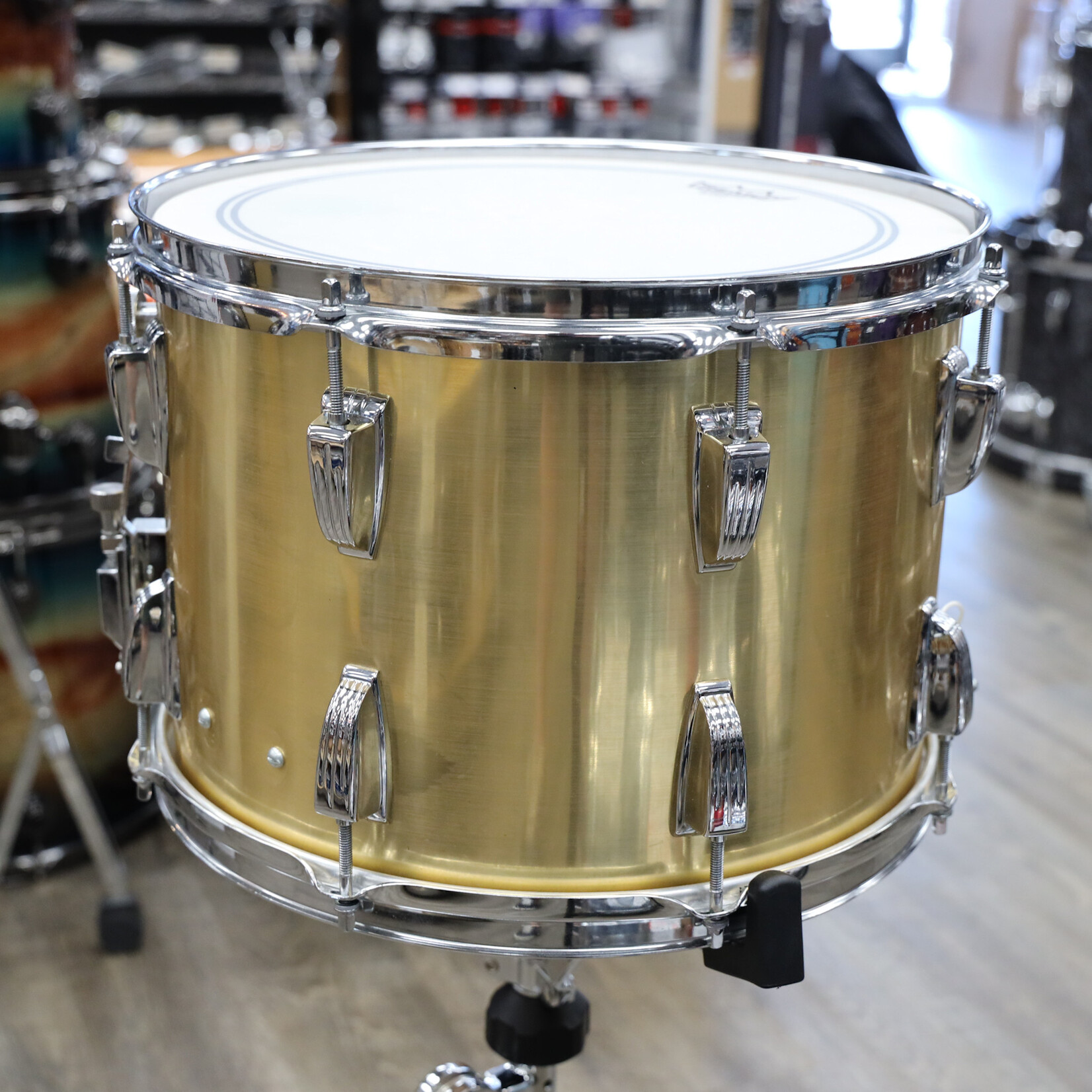 Ludwig Vintage 1980s Ludwig Parade Snare Drum 10x14 Brushed Gold