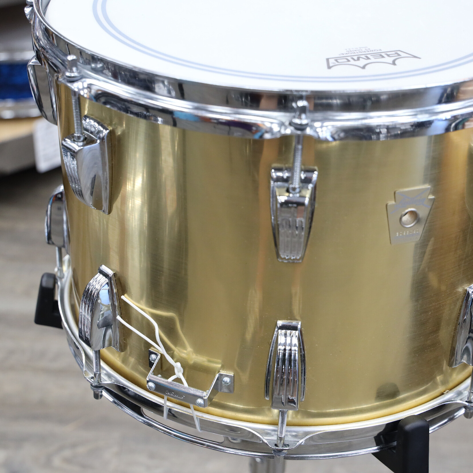 Ludwig Vintage 1980s Ludwig Parade Snare Drum 10x14 Brushed Gold